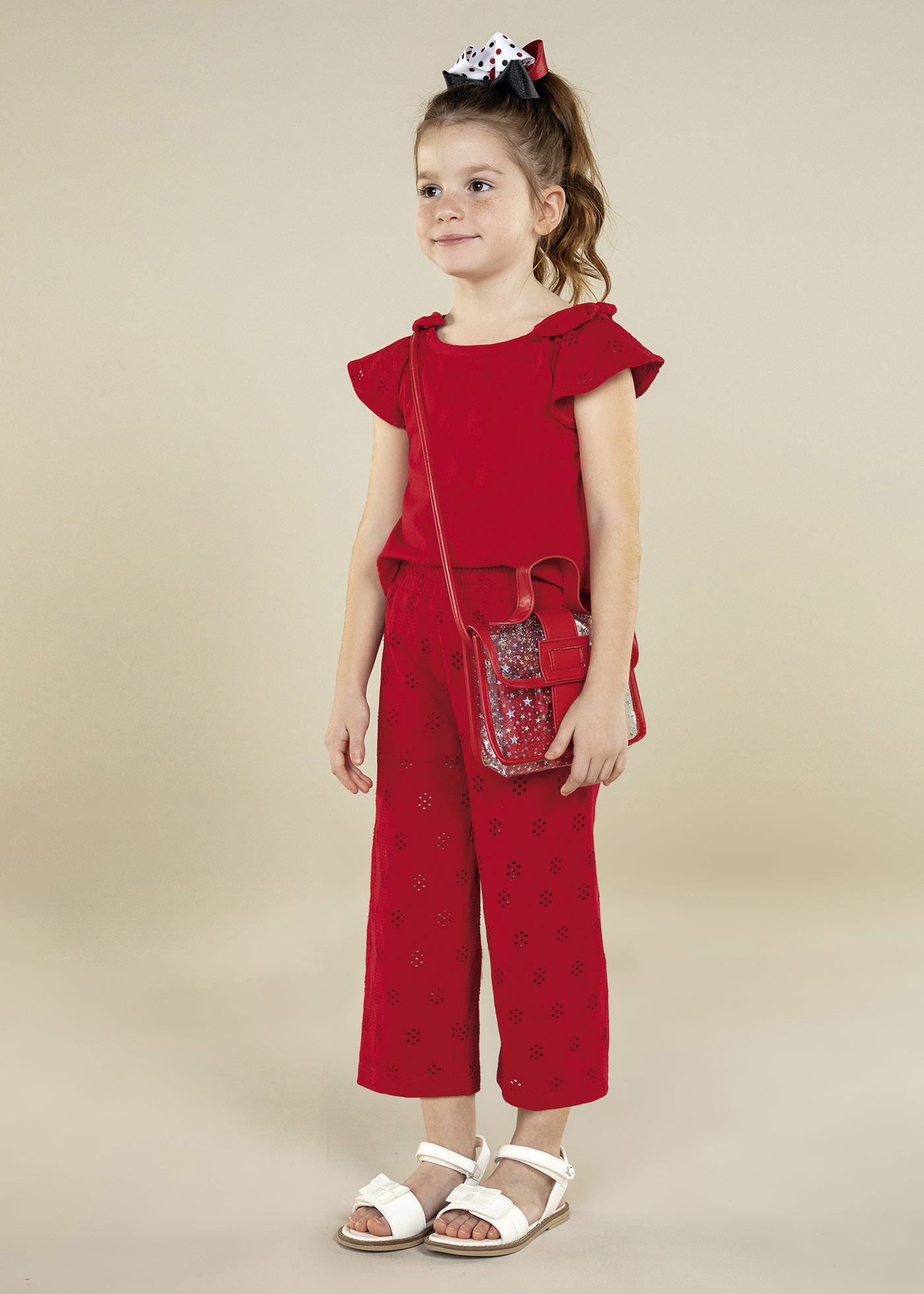 Completo 2 Pezzi Pantalone Cotone Sostenibile Bambina Mayoral