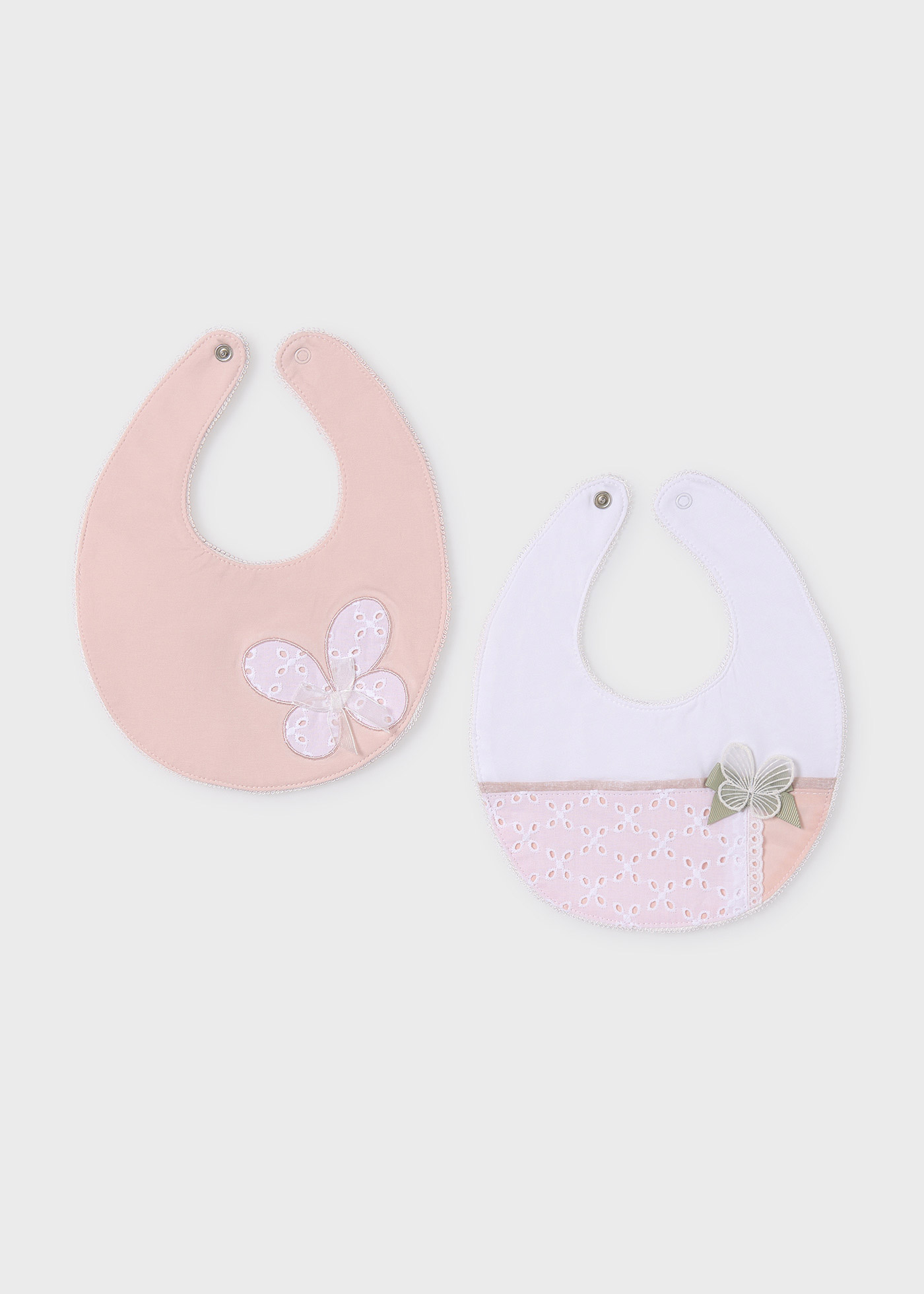 Baby Pack Bibs Set Better Cotton Nude Mayoral