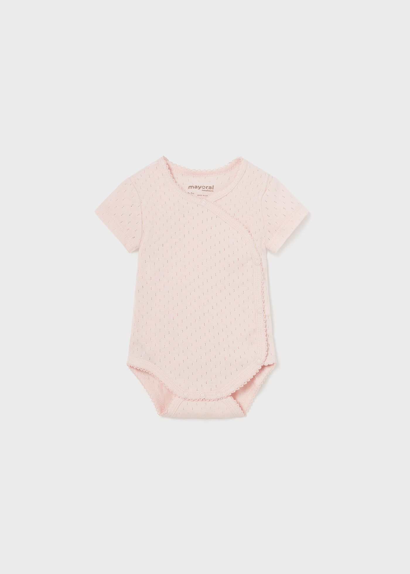 Newborn Openwork Bodysuit Better Cotton Nude Mayoral