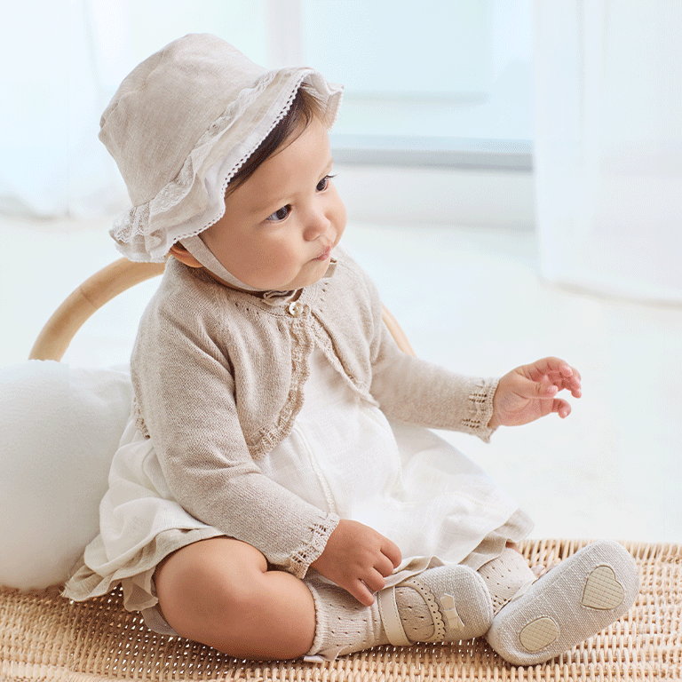 Mayoral Vestido para bebé niña 4-6 Meses (70cm): : Moda