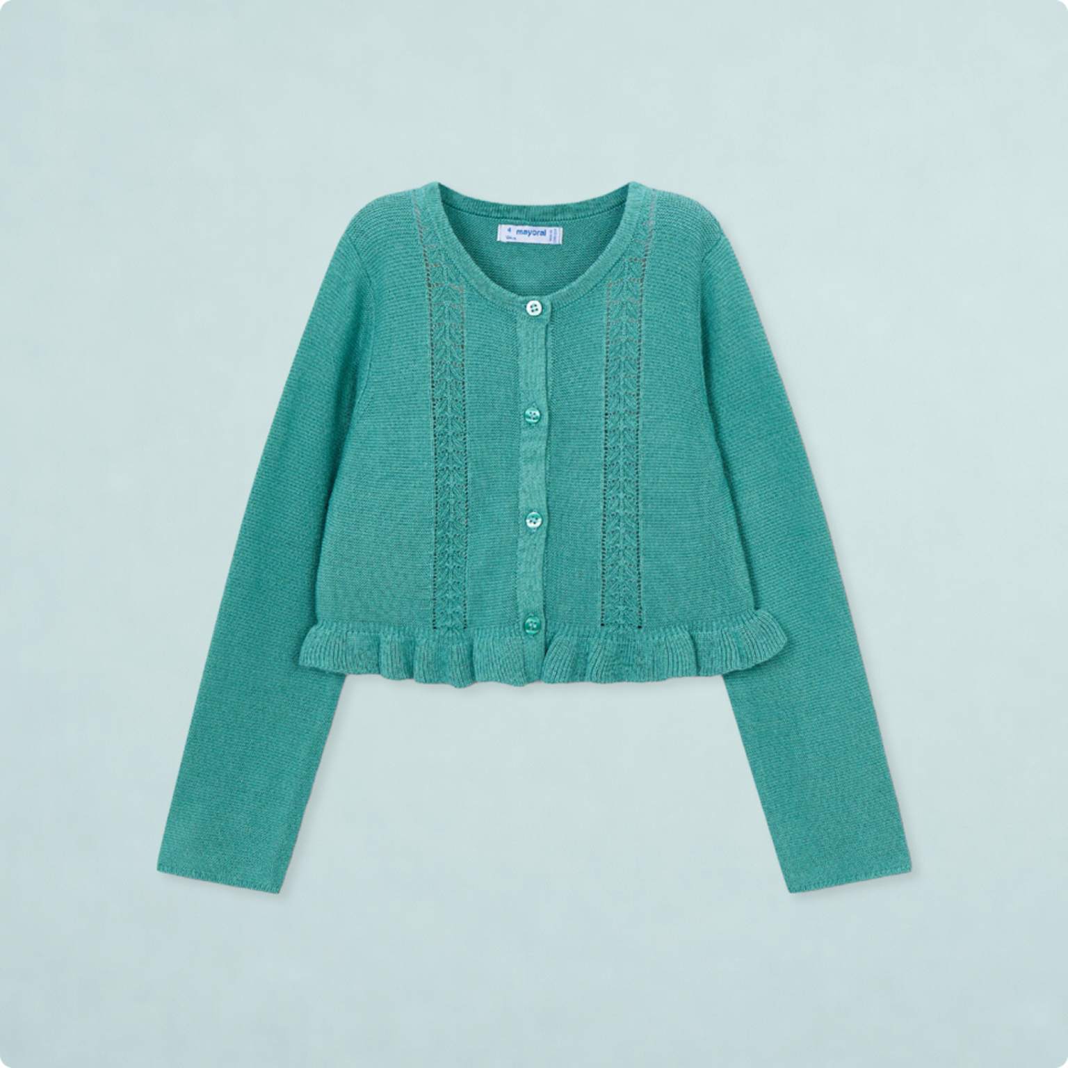 Rebeca tricot para niña