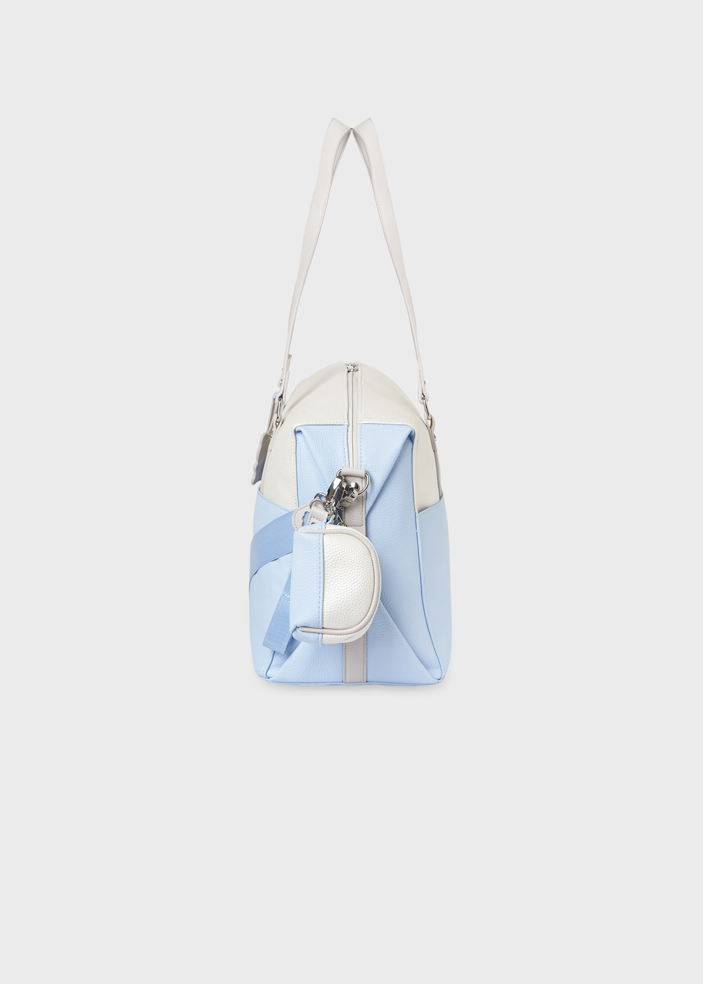 Handbags, Colour Changing Bag White To Blue