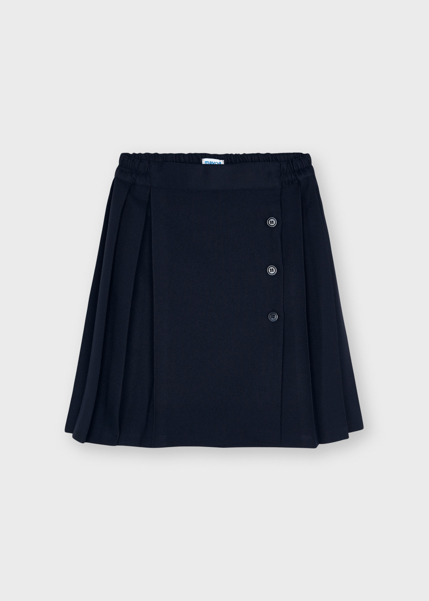 Pleated uniform skirt Navy blue Mayoral