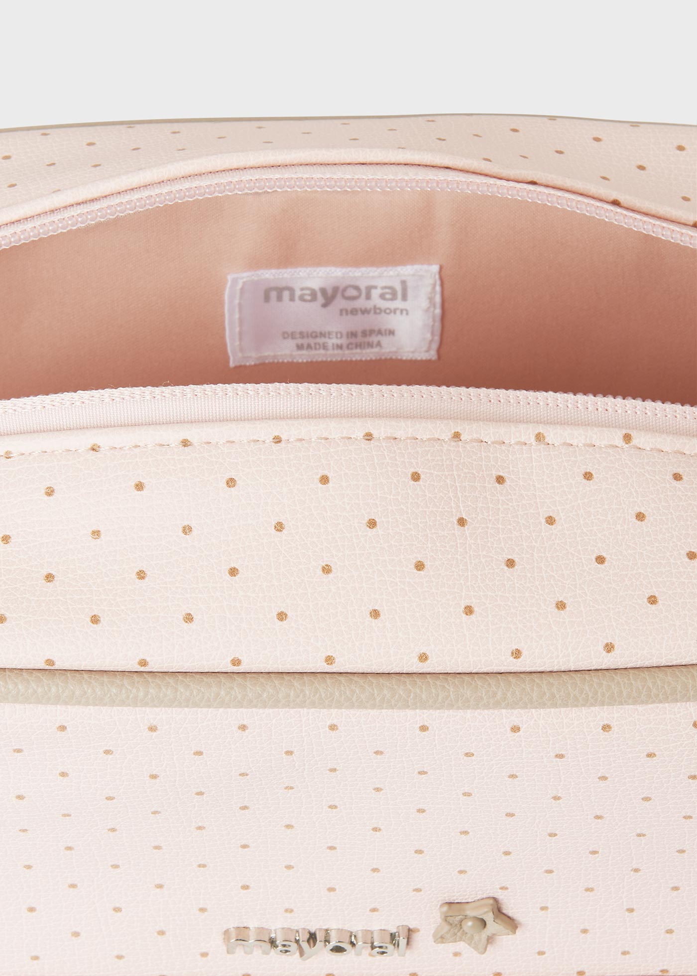 Baby polka dots toiletry bag