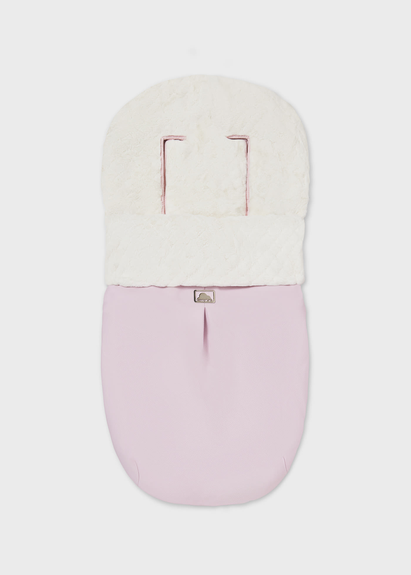 Housse chaise similicuir et fausse fourrure bébé