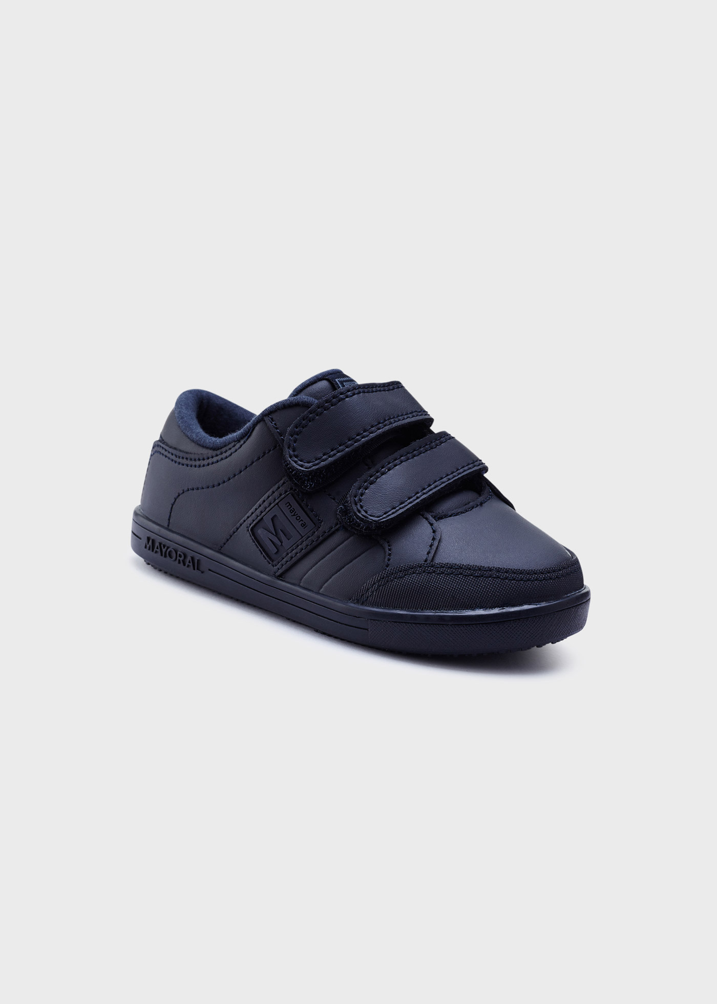 Leather school trainers