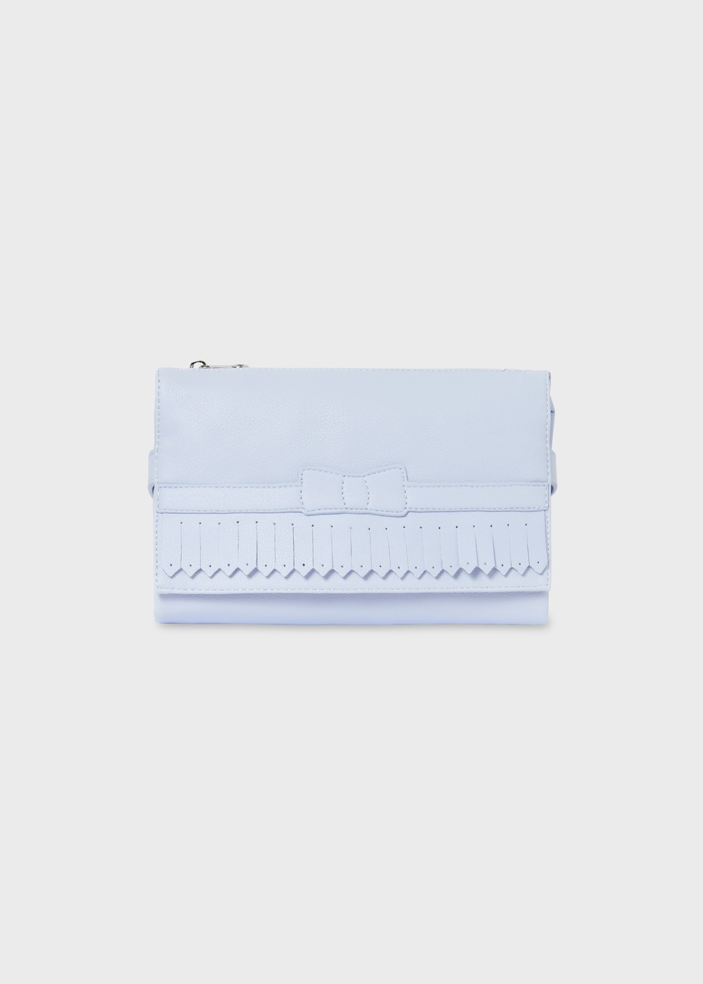 Portable baby changing mat with fringe