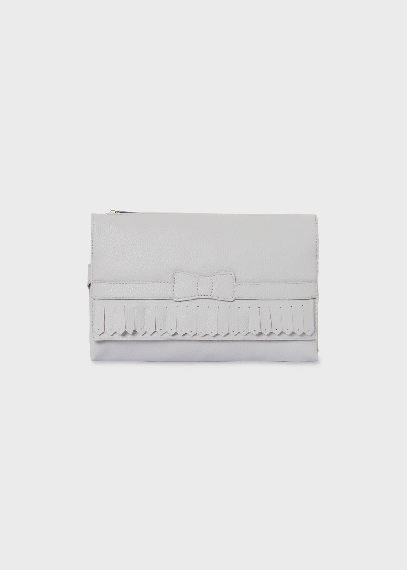 Portable baby changing mat with fringe