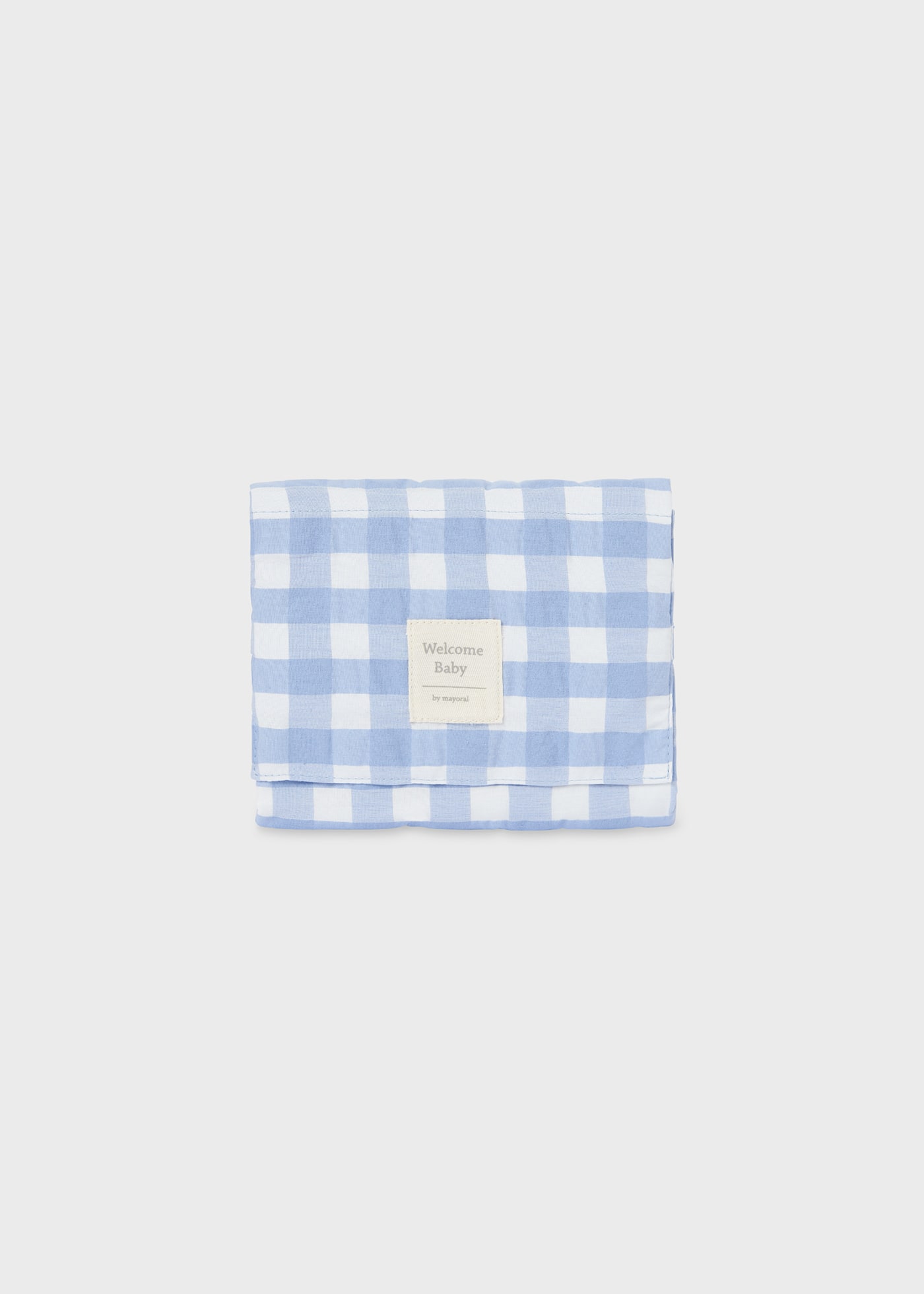 Serviette à langer portable vichy bébé