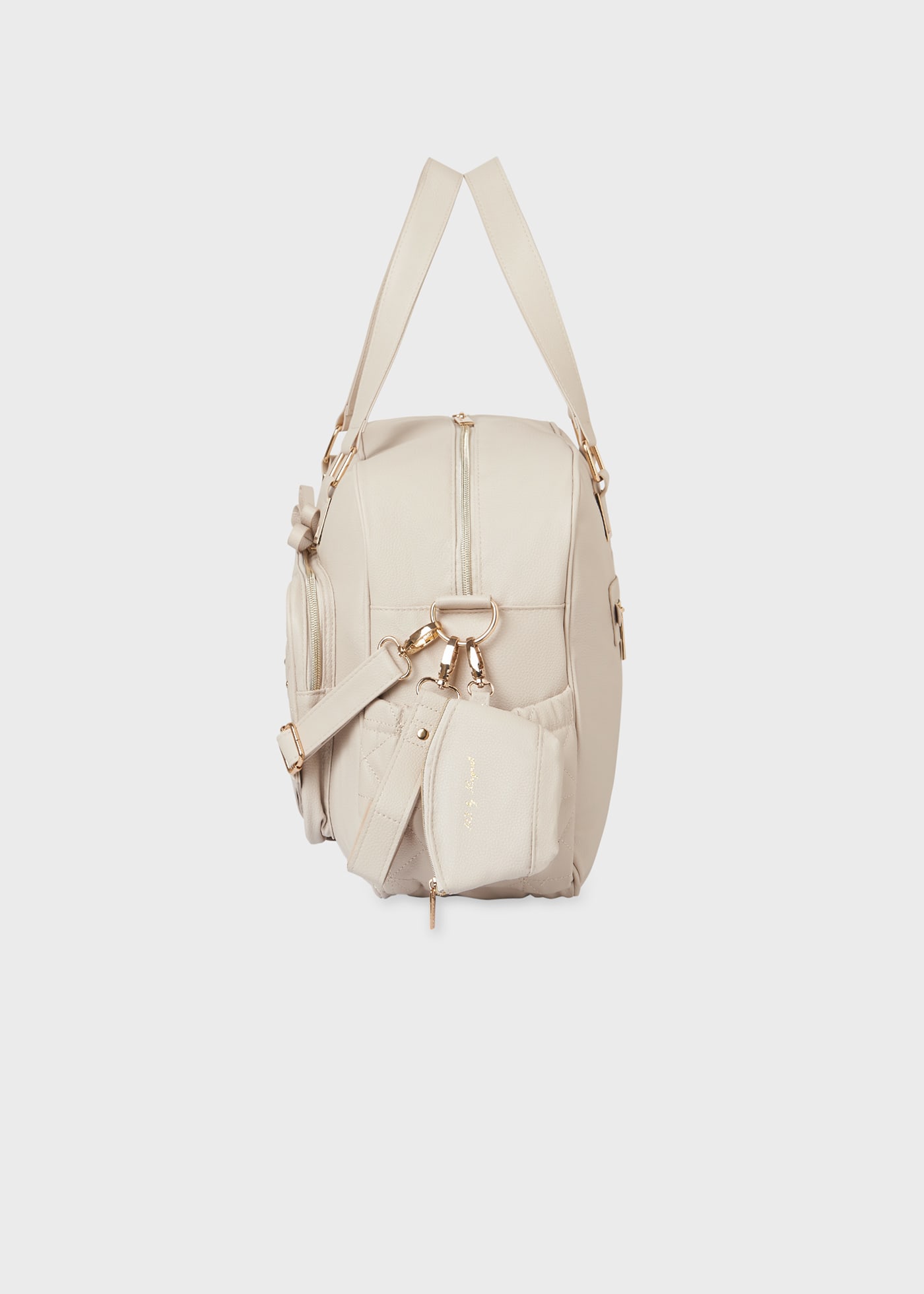Changing bag with bow and dummy holder