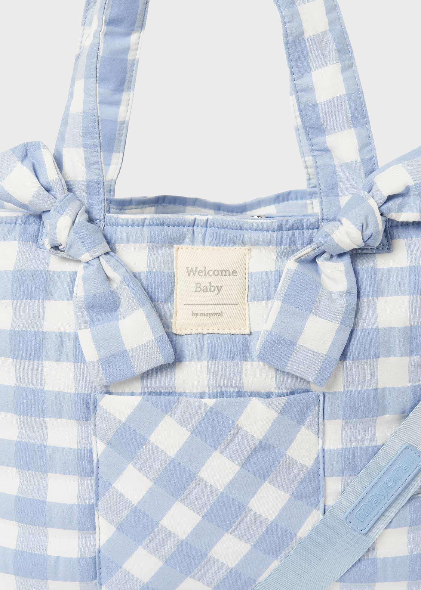 Borsa maternità vichy neonato