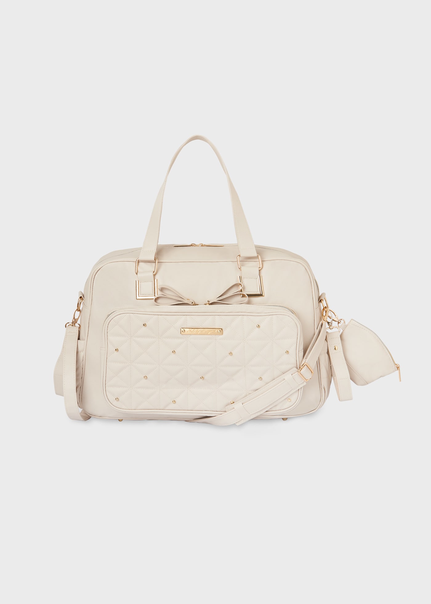 Changing bag with bow and dummy holder