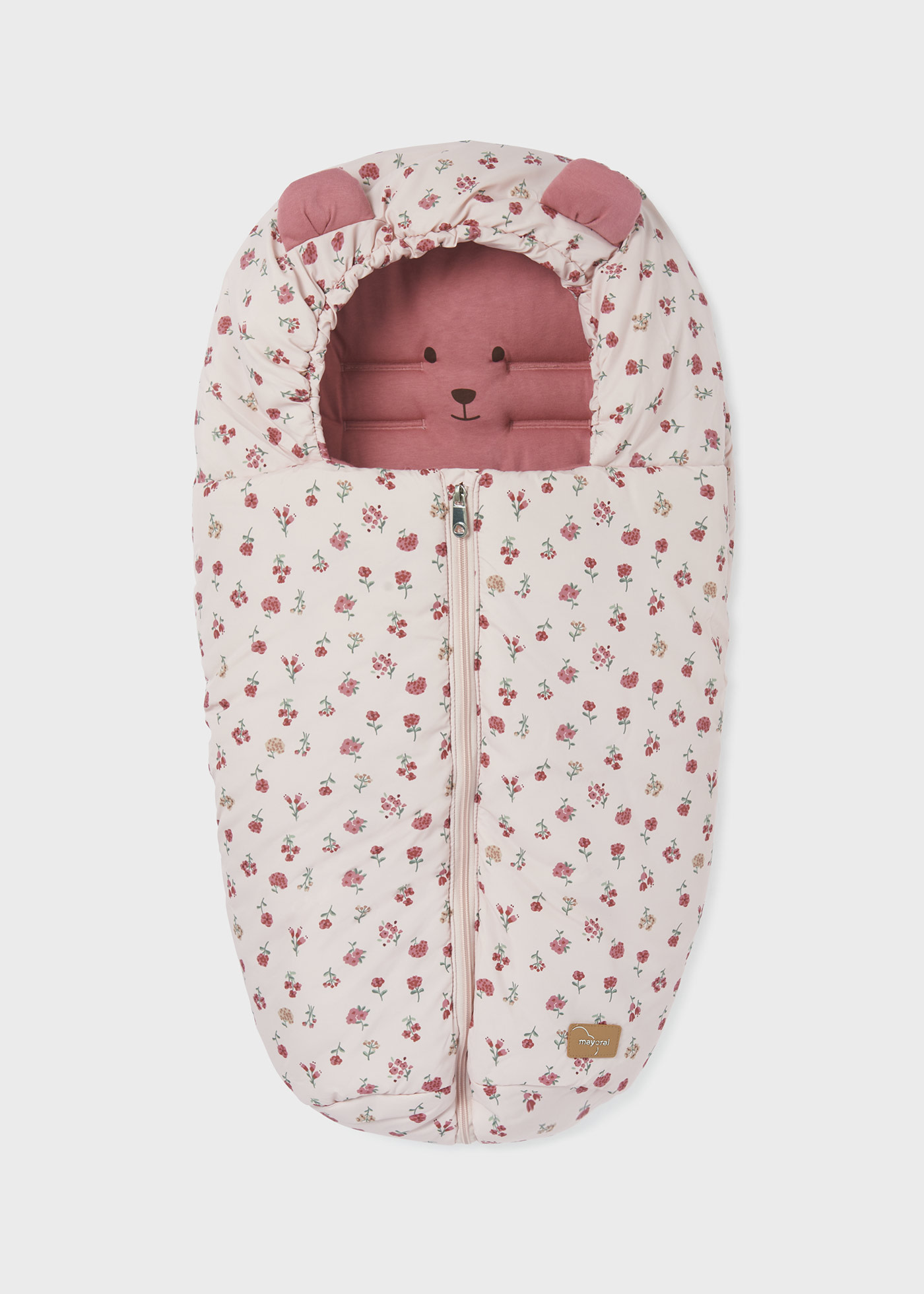 Patterned footmuff baby