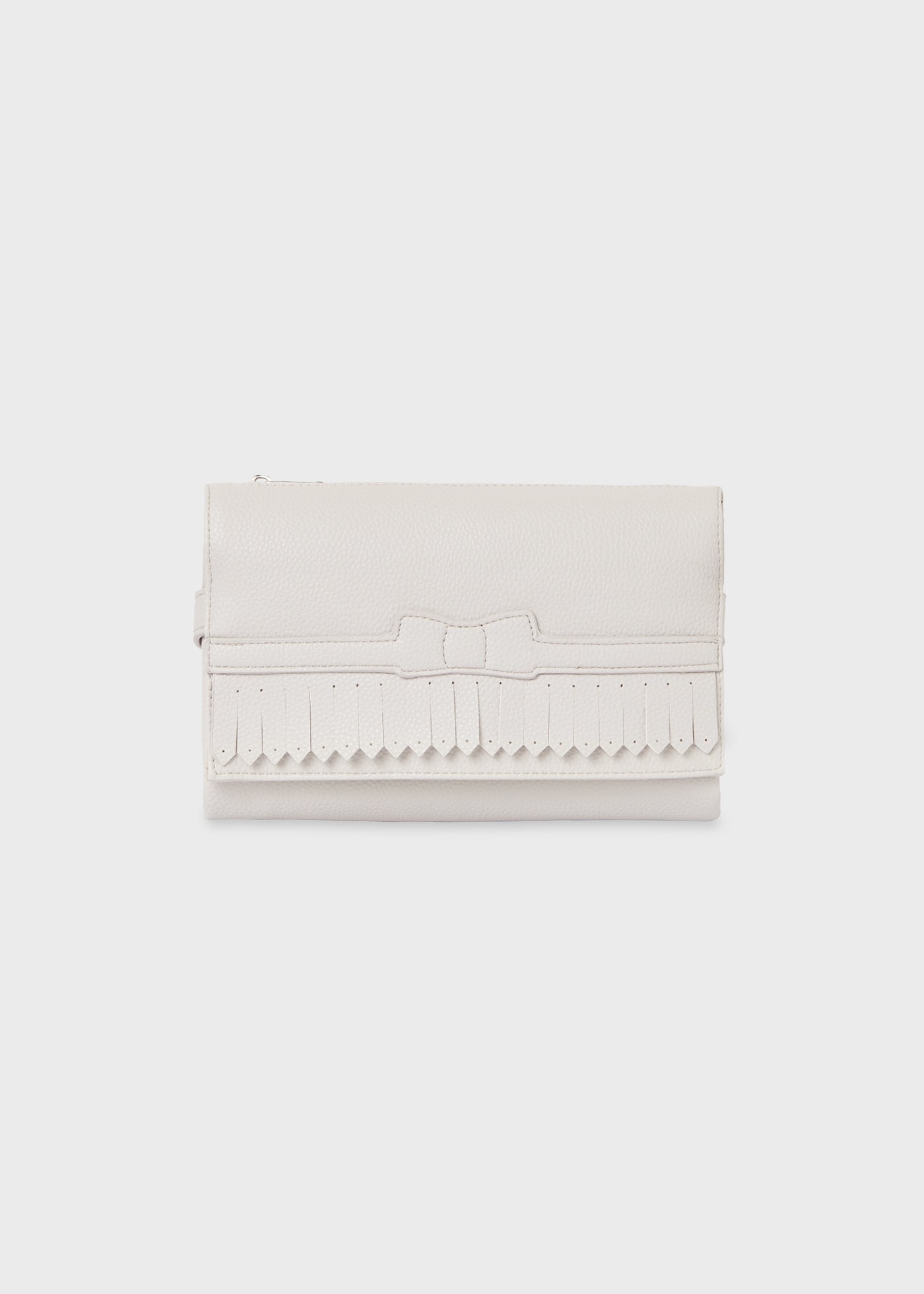 Portable baby changing mat with fringe