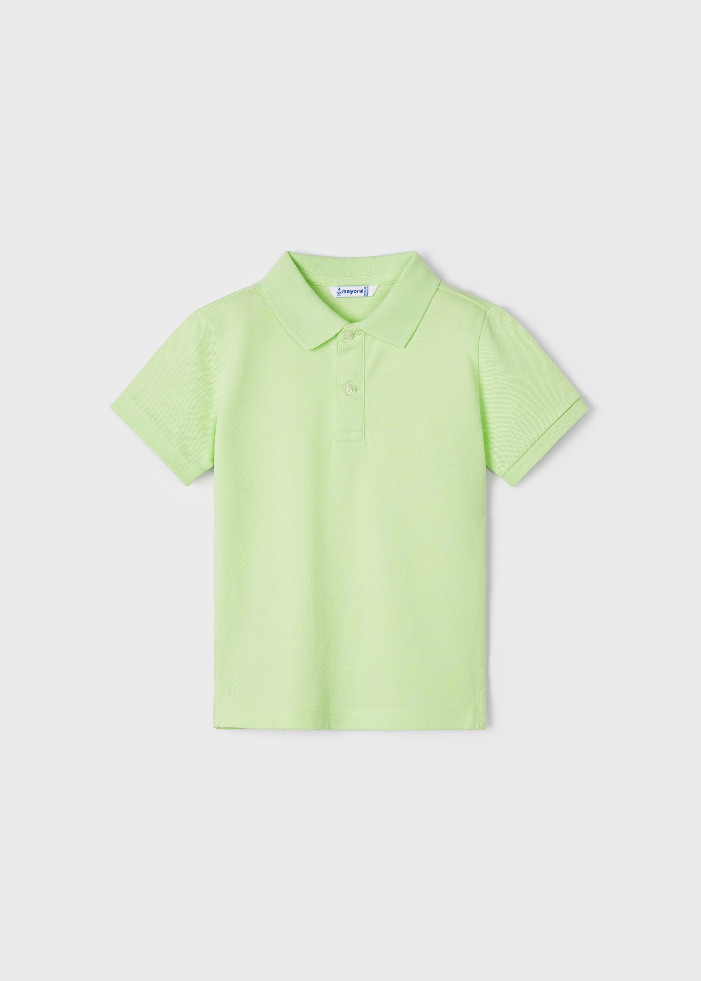 boys lime green polo