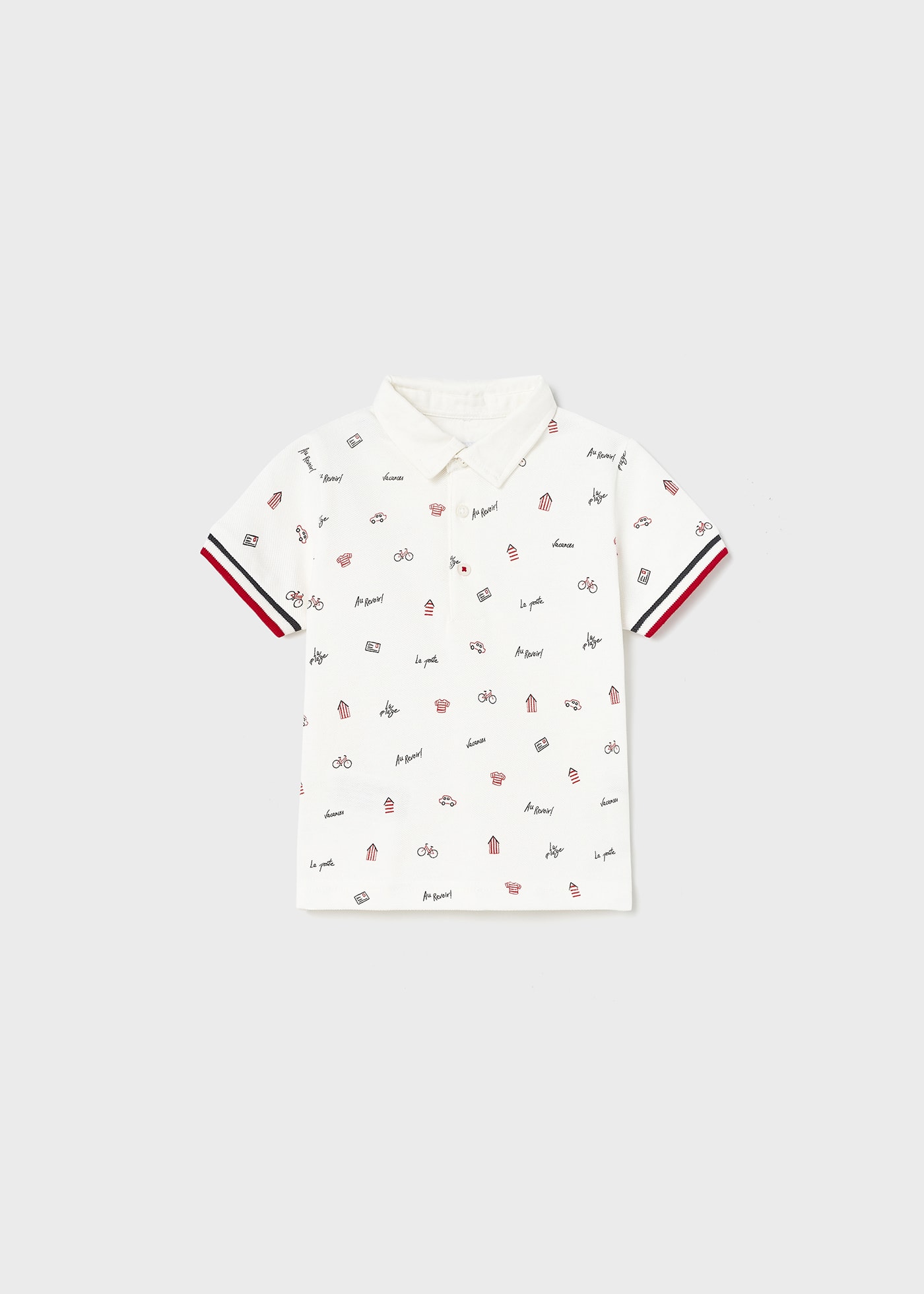 Baby printed polo shirt Better Cotton