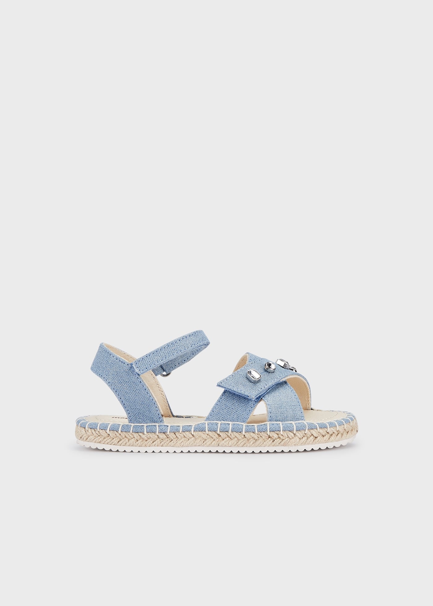 Espadrilles with double velcro girl