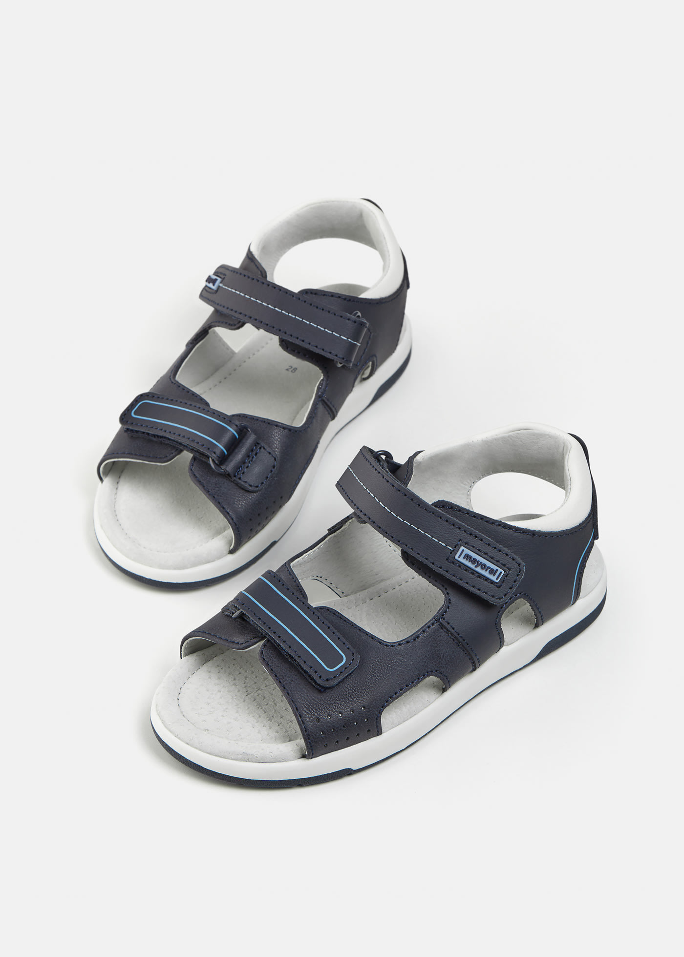Sandals with double velcro boy