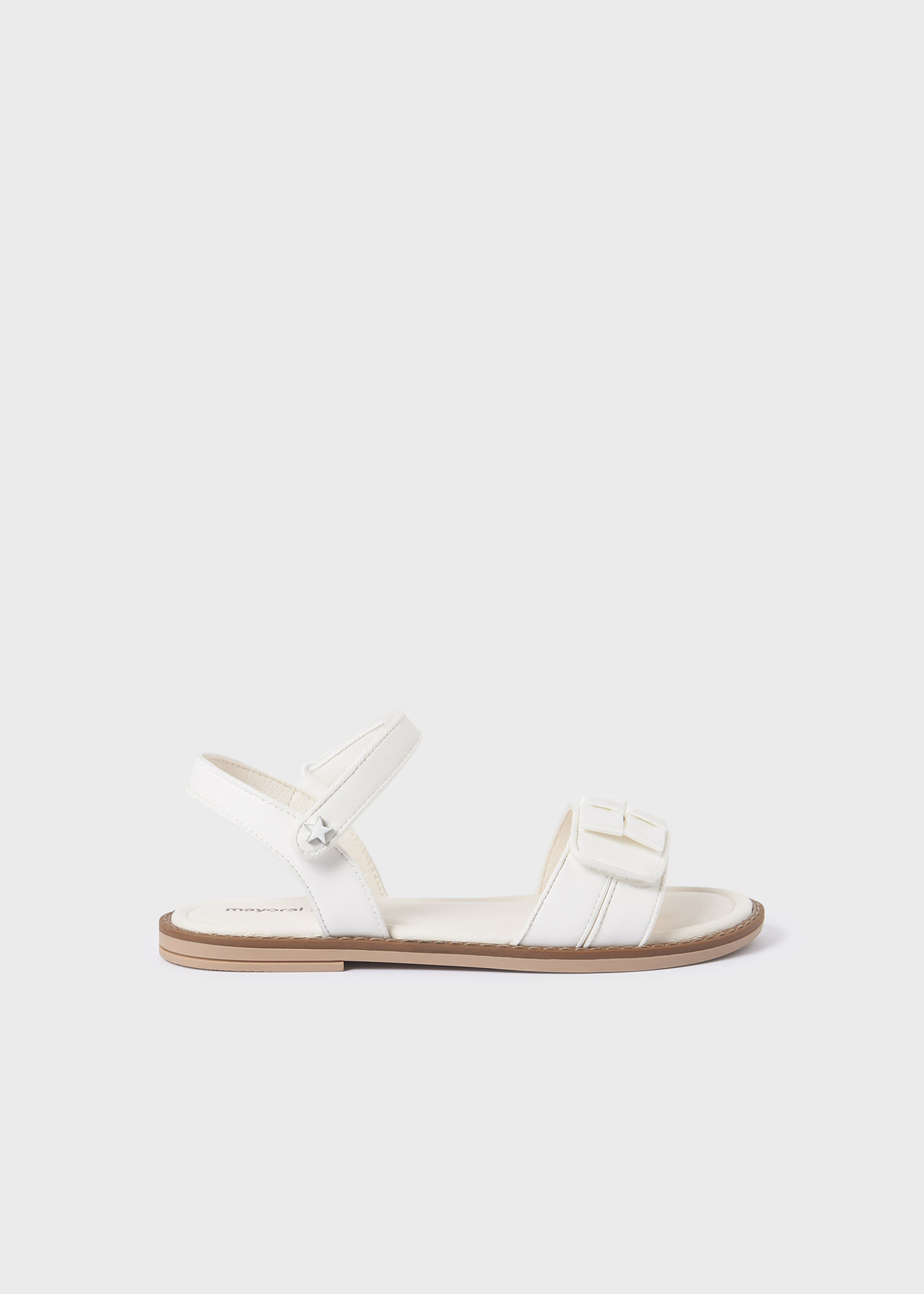 Sandals with double bow girl
