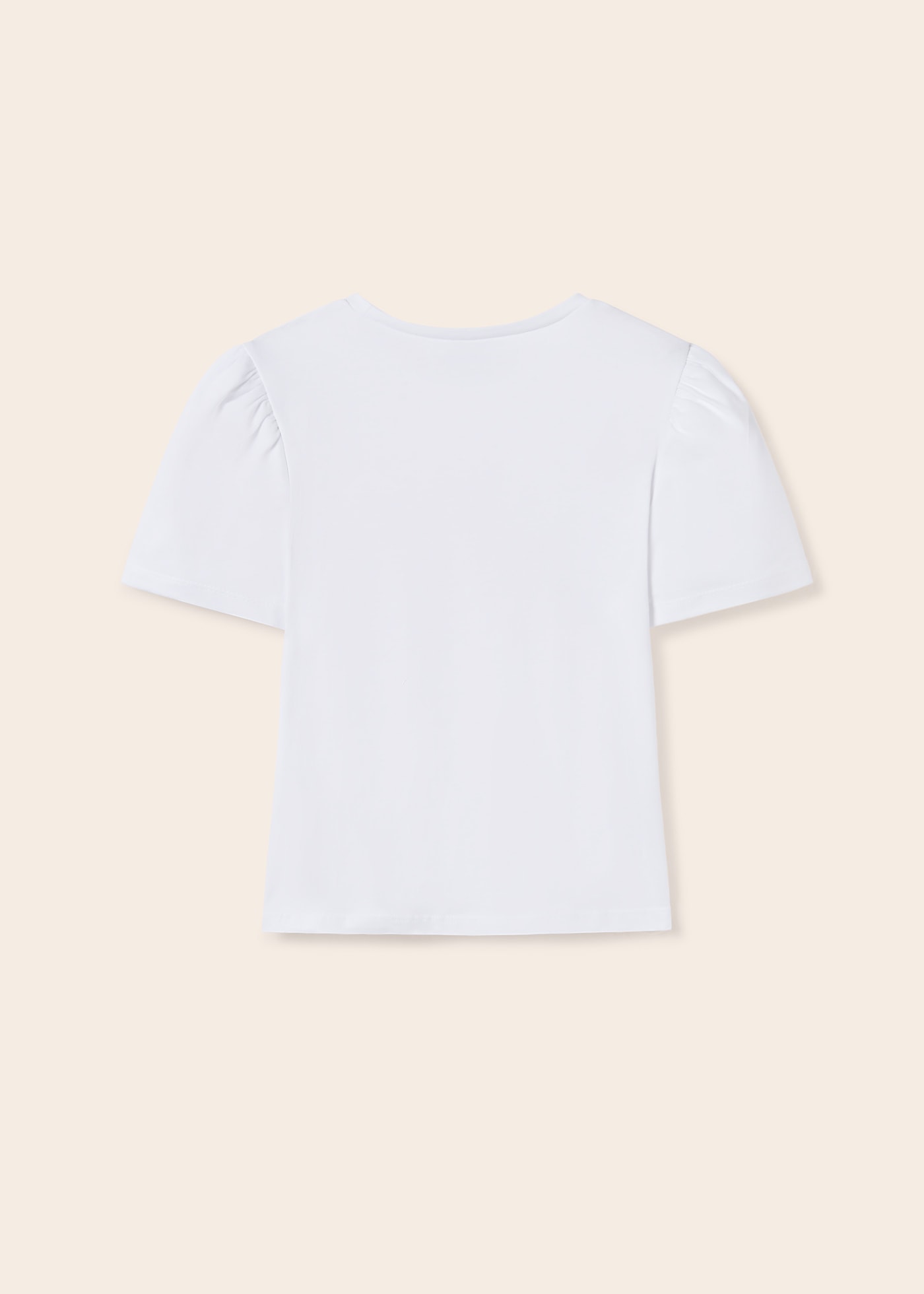 T-shirt de algodão sustentável rapariga