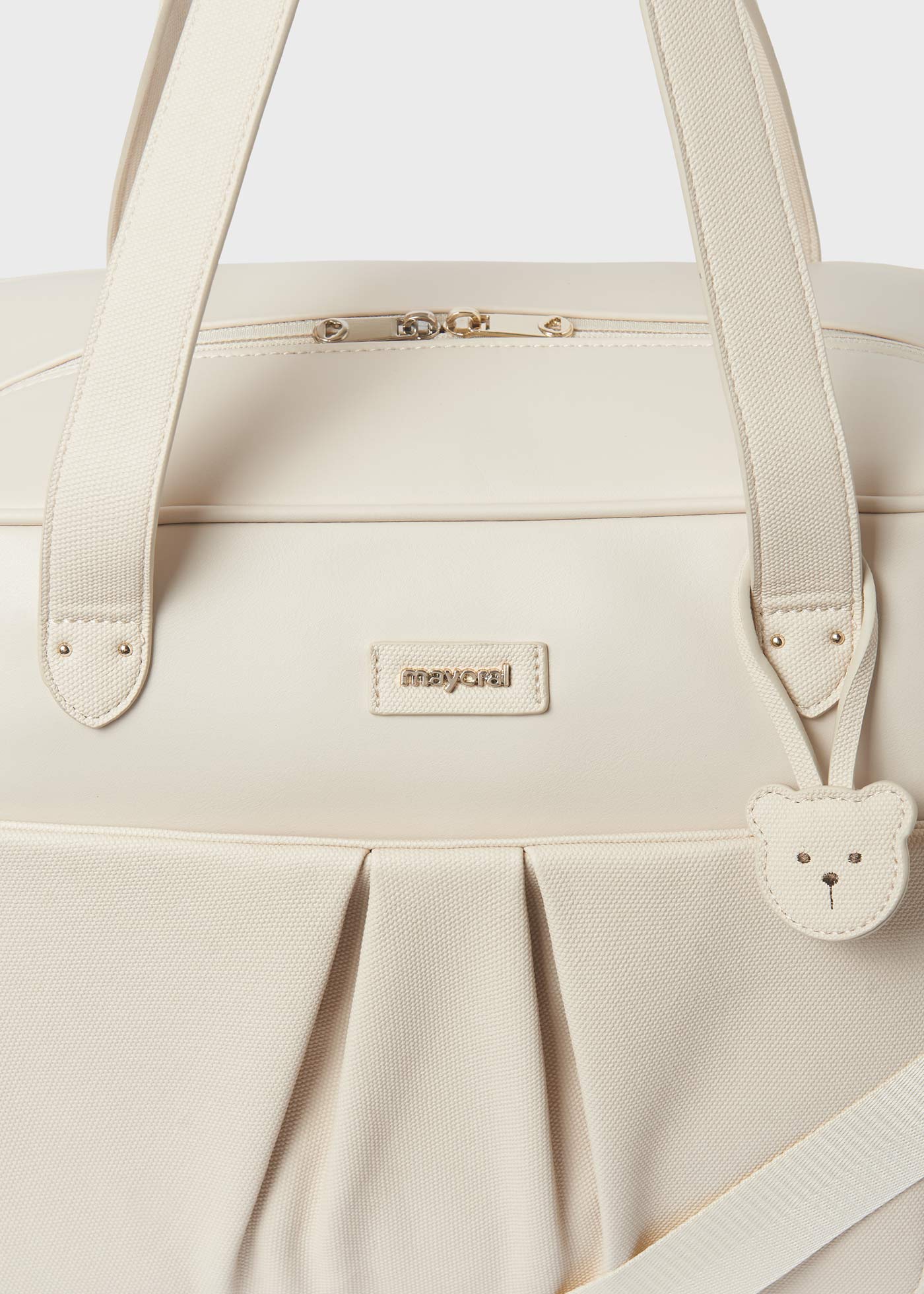 Bolso pliegue bebe Crema Mayoral