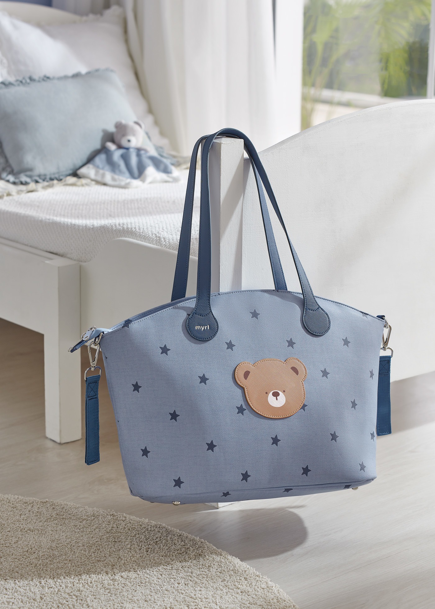 Borsa maternità stampata neonato