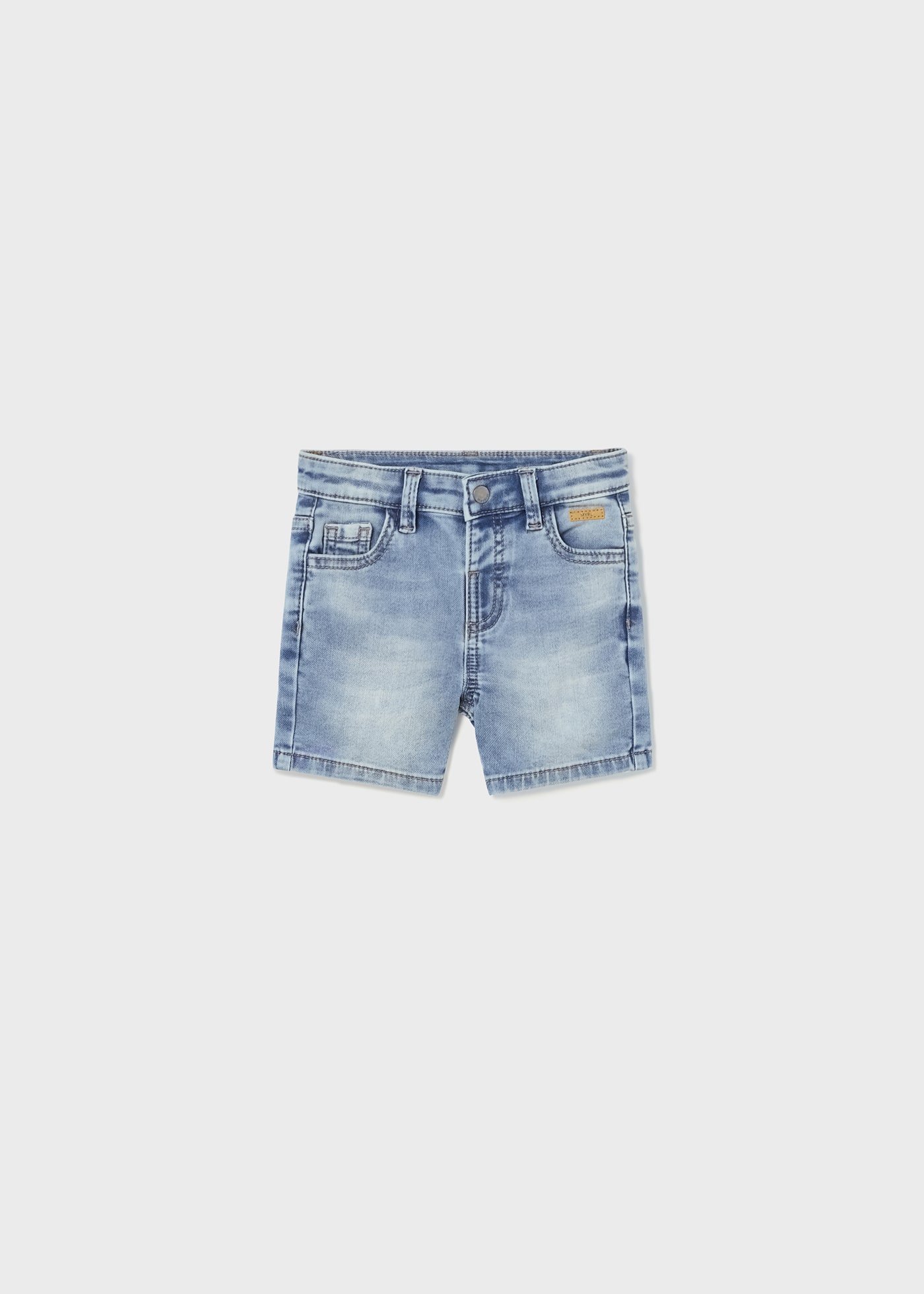 Kid's Bermuda Shorts Blue Cotton Denim