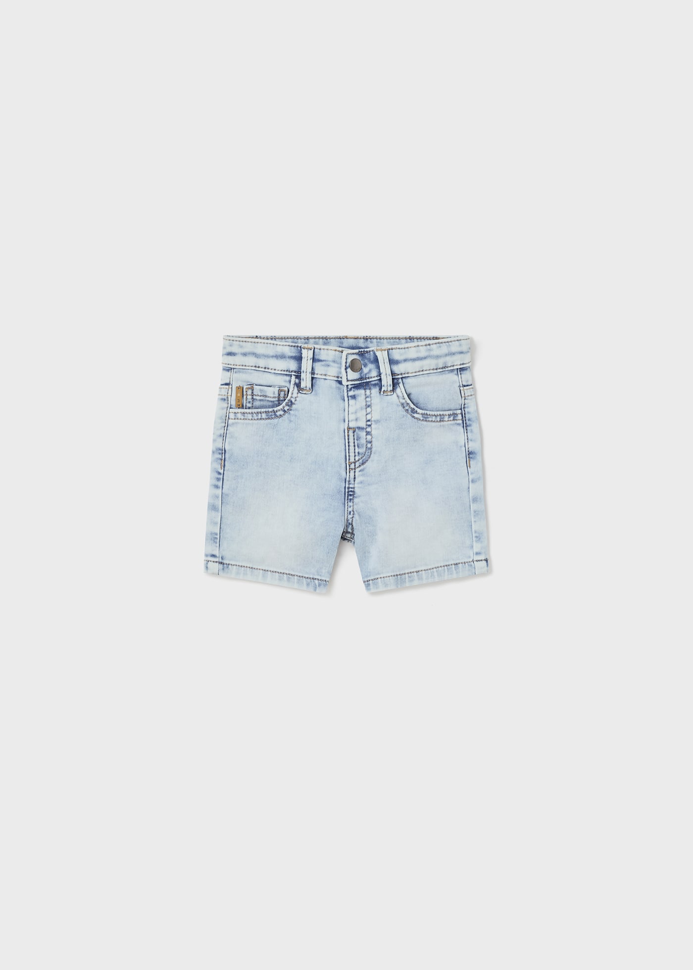 Baby Shorts Blue Cotton Denim