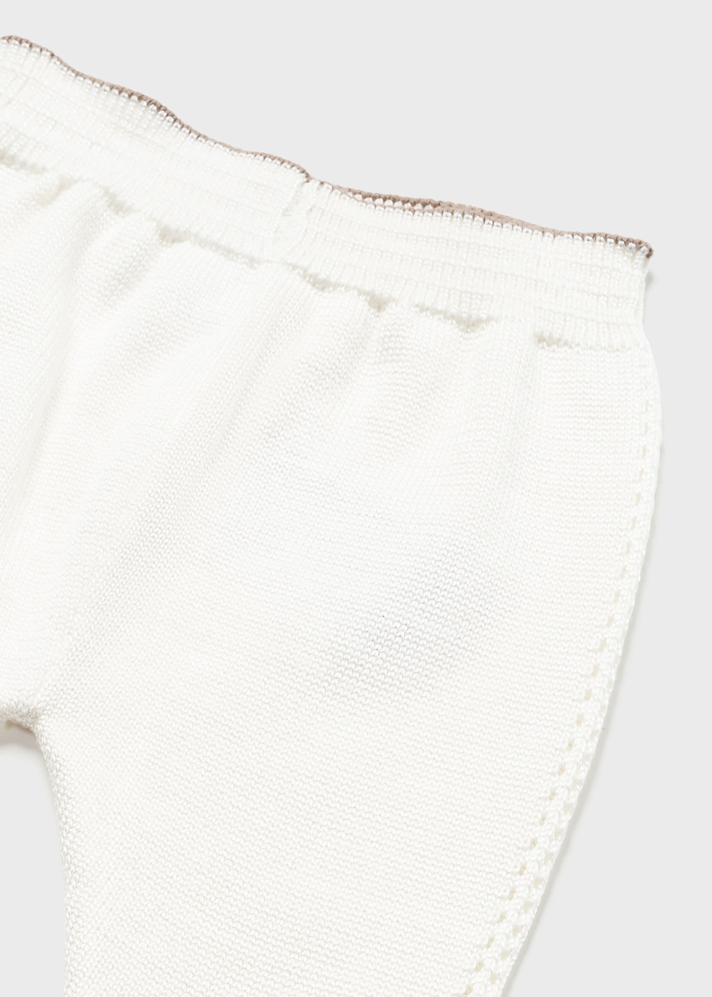 Conjunto 3 piezas tricot de algodón sostenible para recién nacido