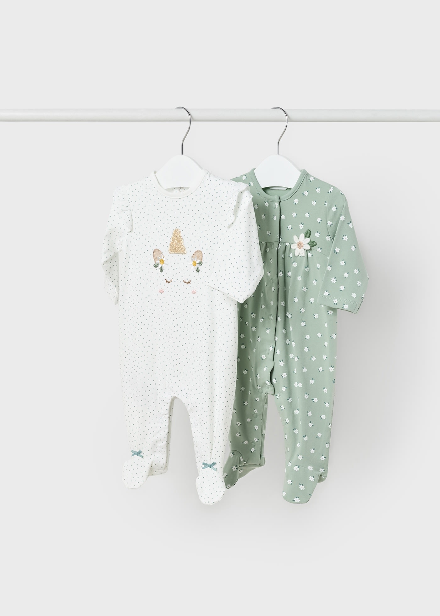 Pijama para bebés de algodón peruano - estampado huevos