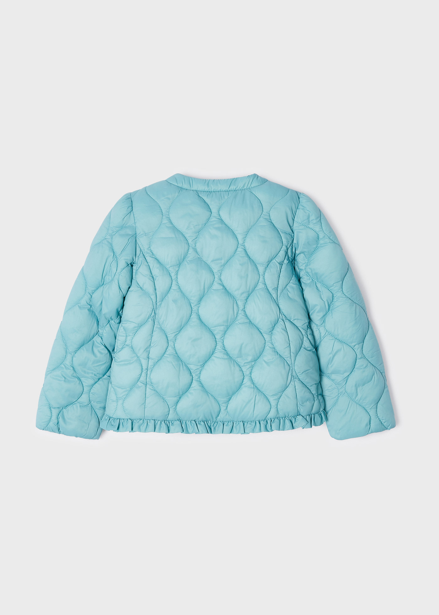 Veste Matelassée HUSKY Fille 10 Ans - Vert Pâle - Fabriquée En Italie - NEUVE