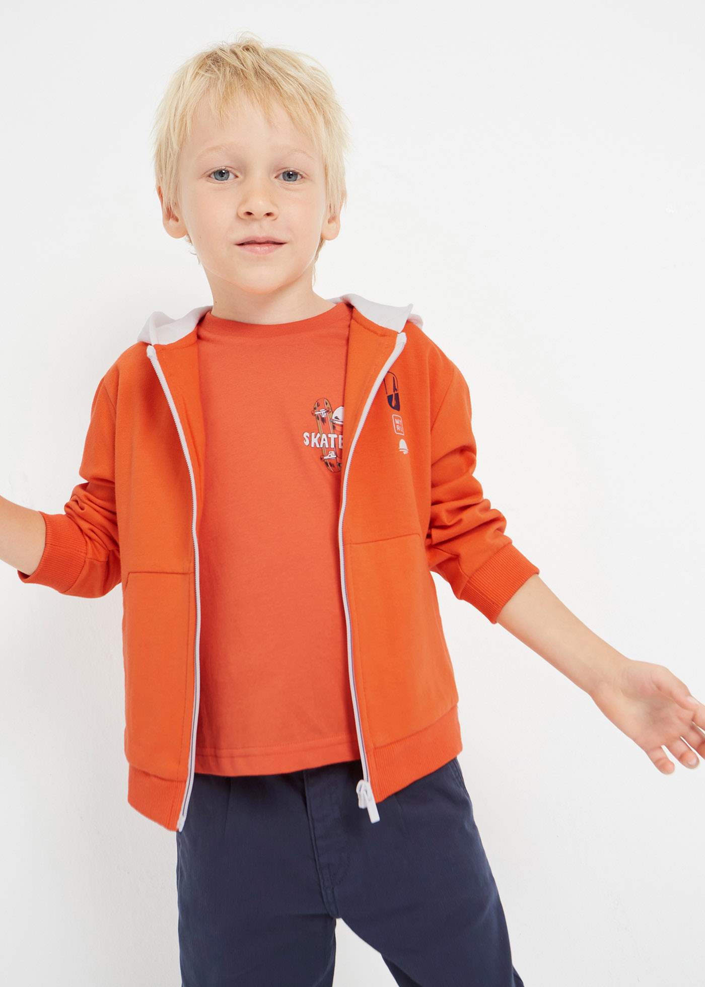 Sweat-shirt pour enfant, avec fermeture éclair