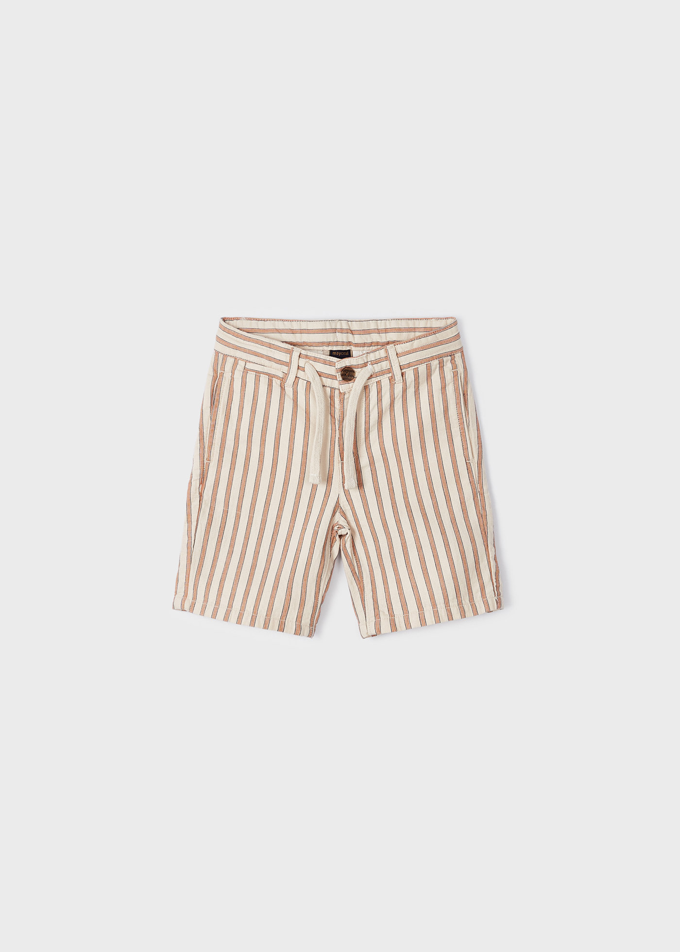 Sustainable cotton shorts with adjustable waist boy