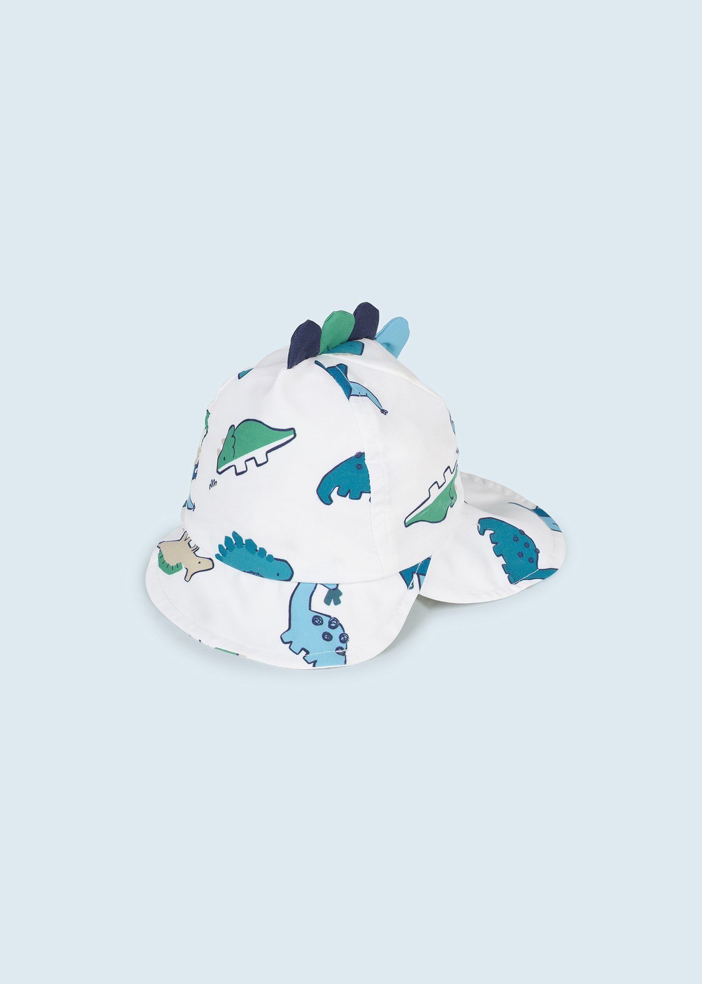 Print hat with sun protection newborn