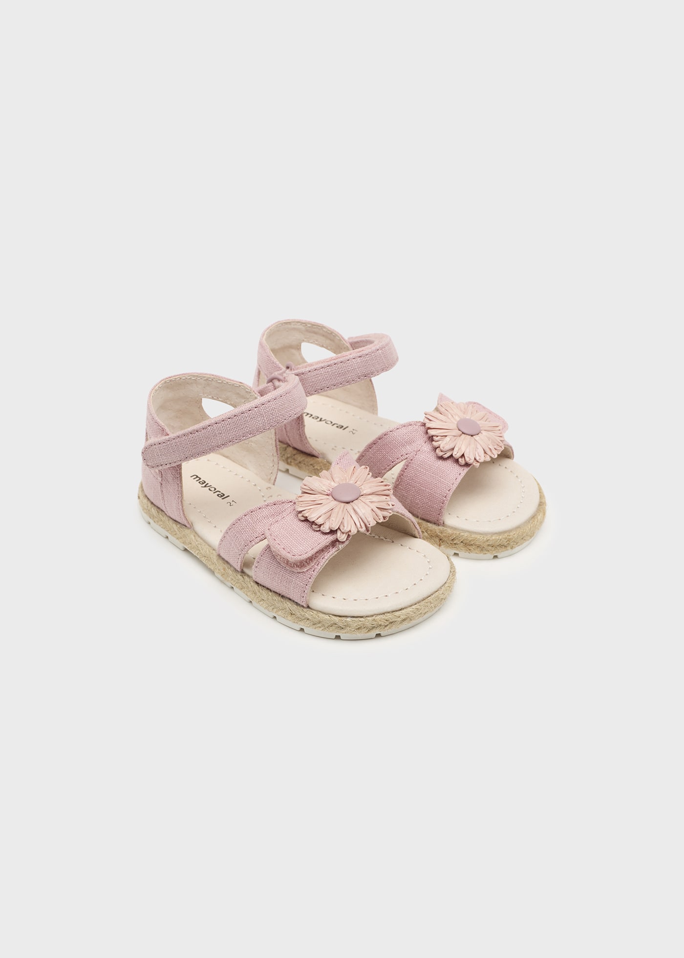Sandálias com forro e palmilha de pele sustentável bebé