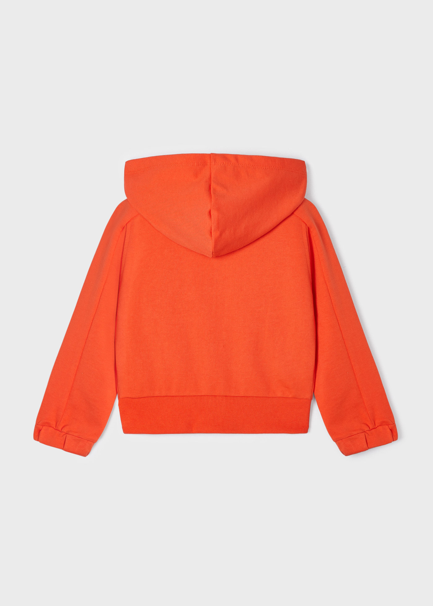 plain orange hoodie
