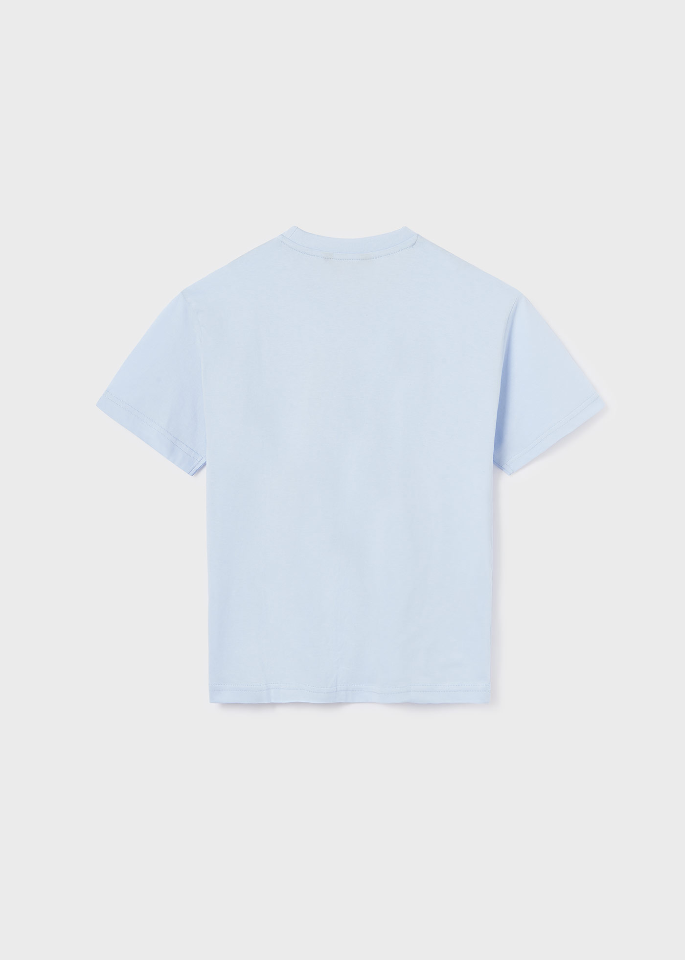 Camiseta con motivo estampado de algodón sostenible para chico