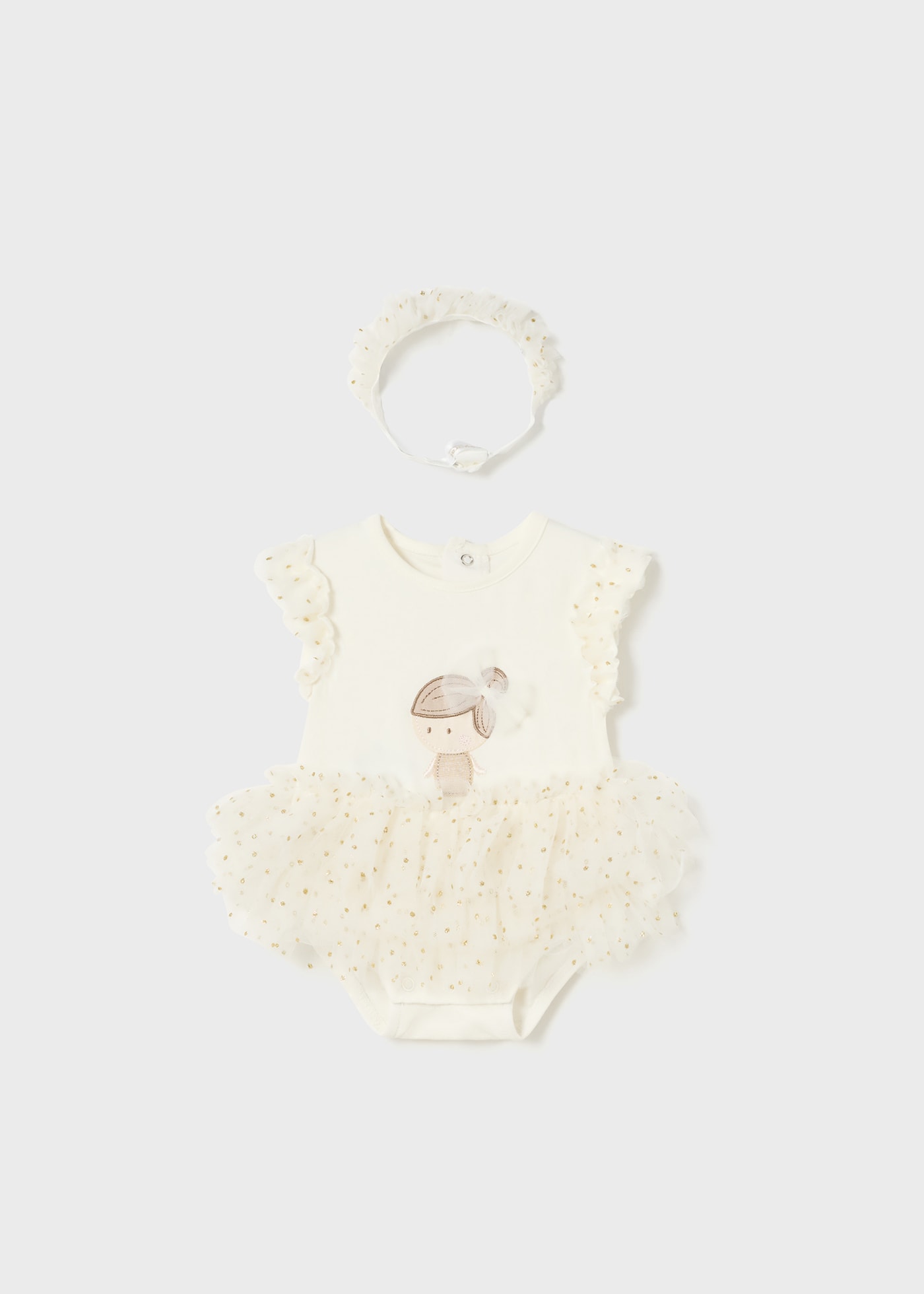 Body tutu en coton pour nouveau n Mayoral