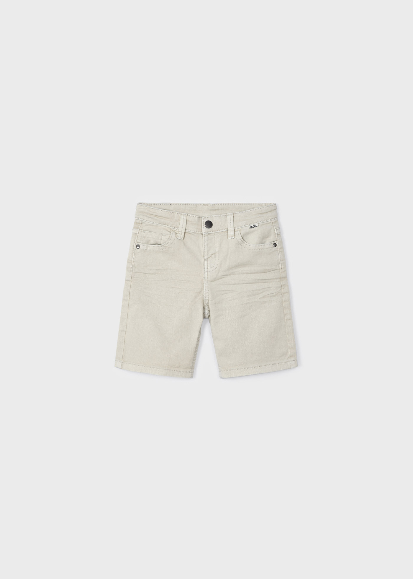 Sustainable cotton shorts with adjustable waistband boy