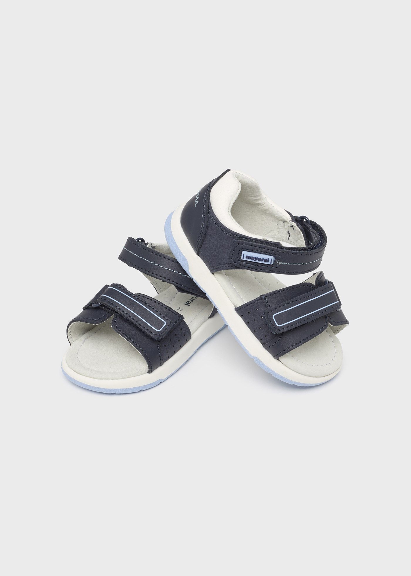Sandalen kombiniert aus nachhaltigem Leder für Babys