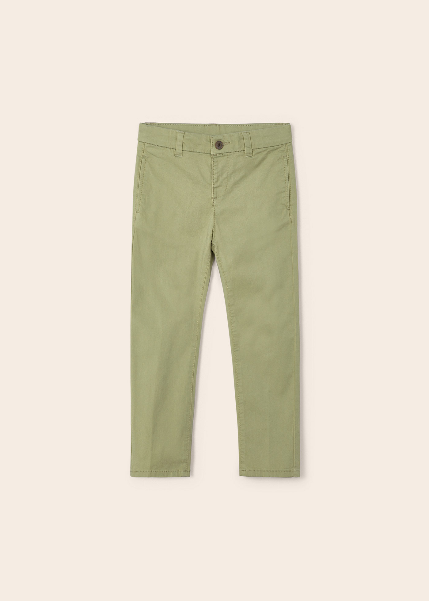 Cotton Cargo Pants - Khaki green - Kids