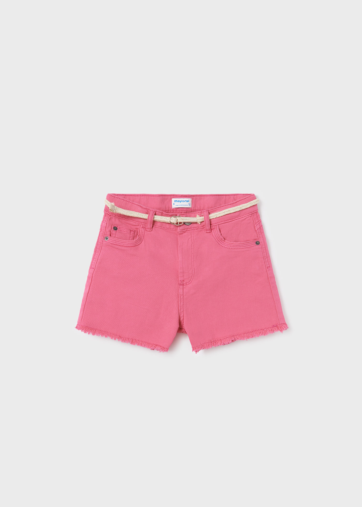 Belted bermuda pink - Women's Shorts