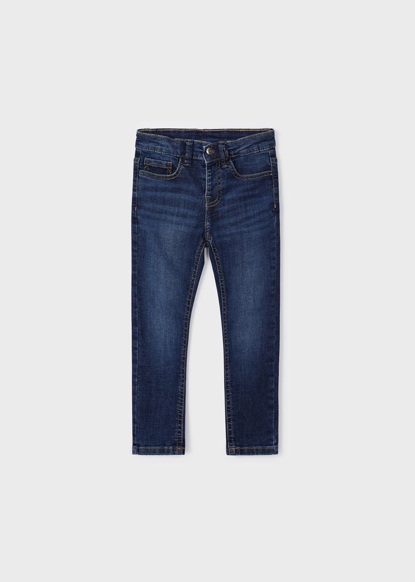 Sustainable cotton skinny fit denim trousers boy Mayoral