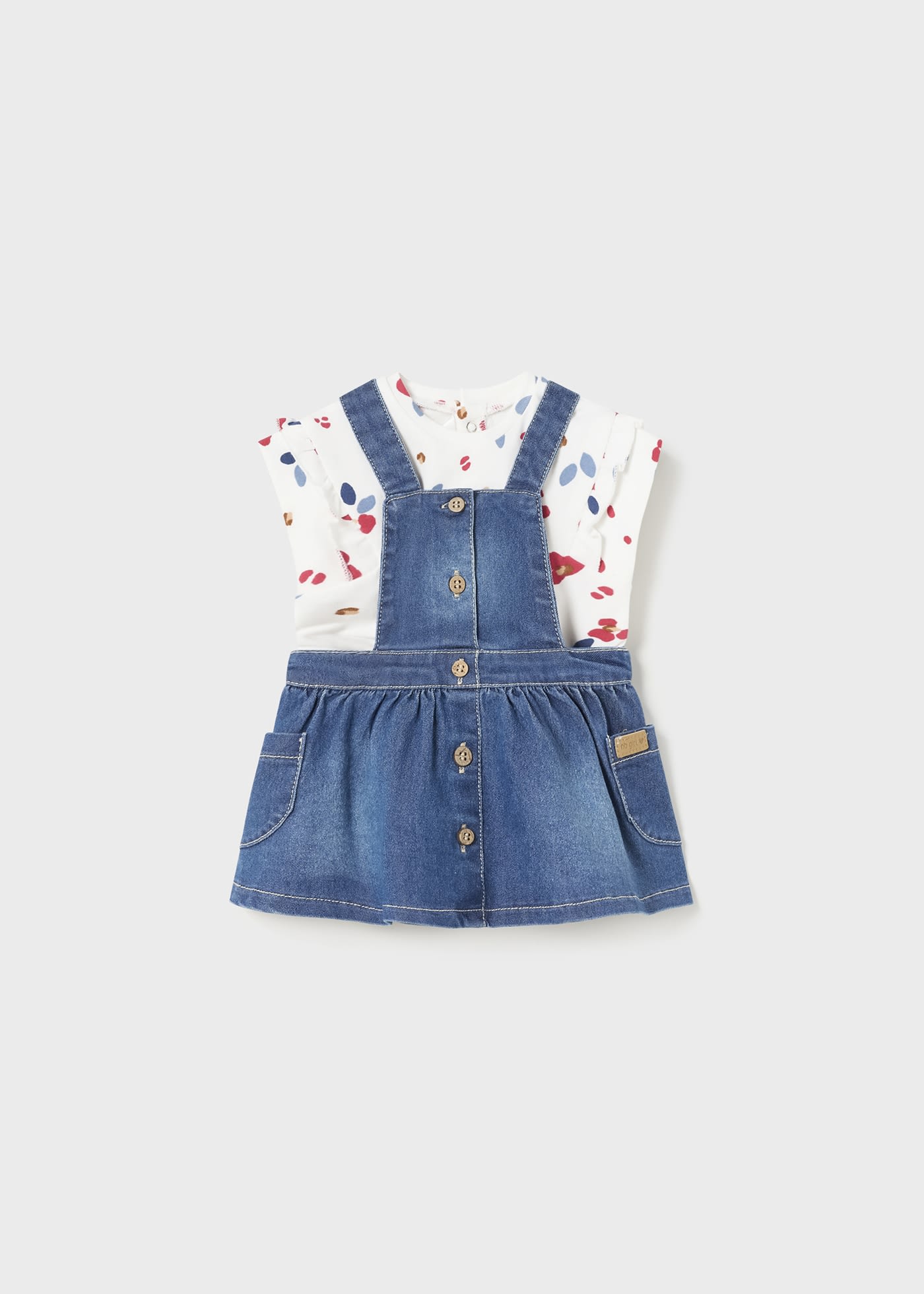 Denim Dungaree Skirt Set Newborn Girl (mayoral) –