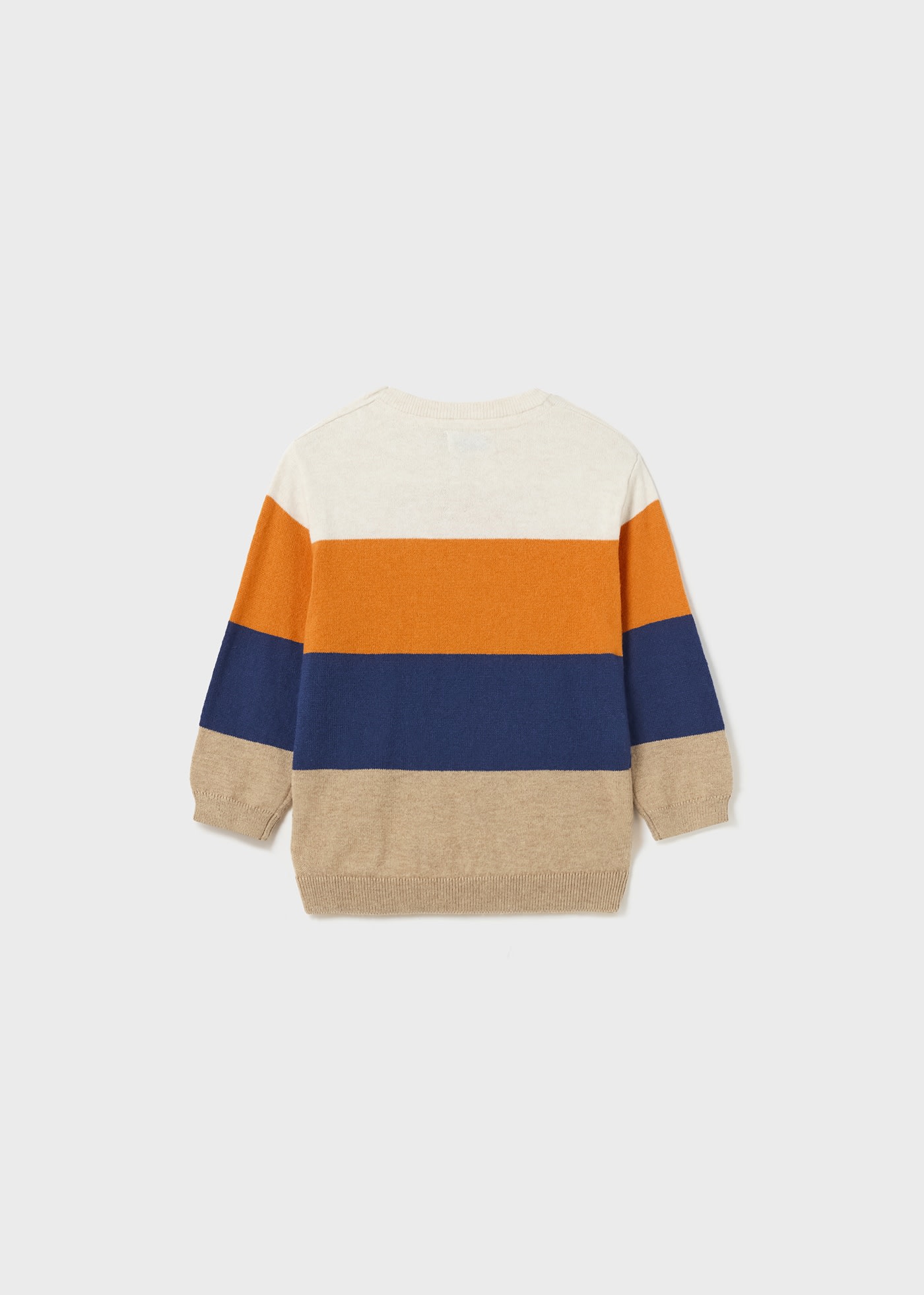 Baby fox color block sweater