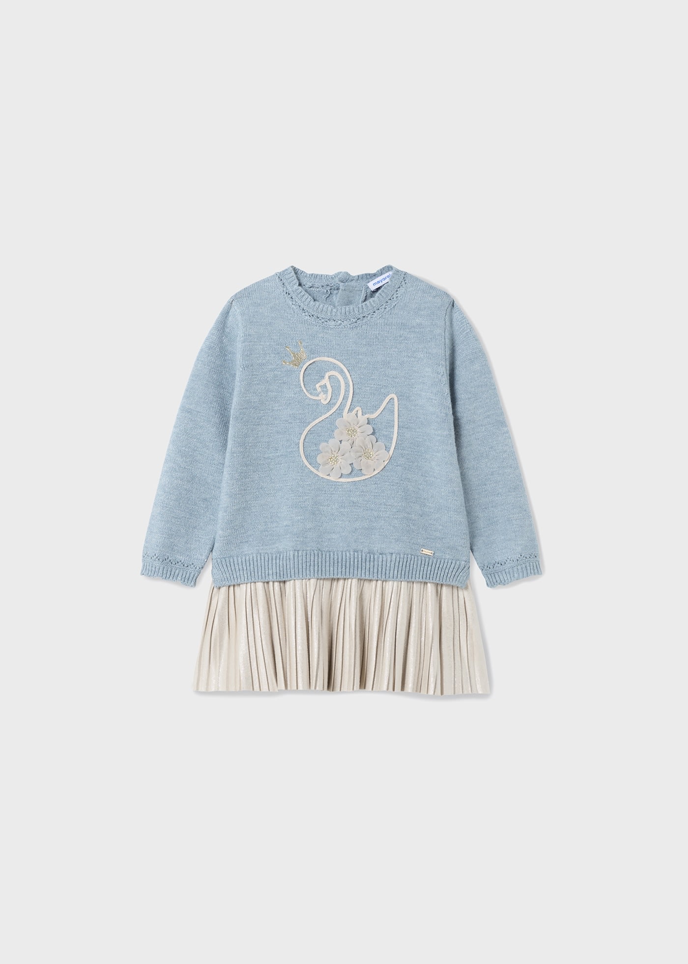 Baby combined tricot dress