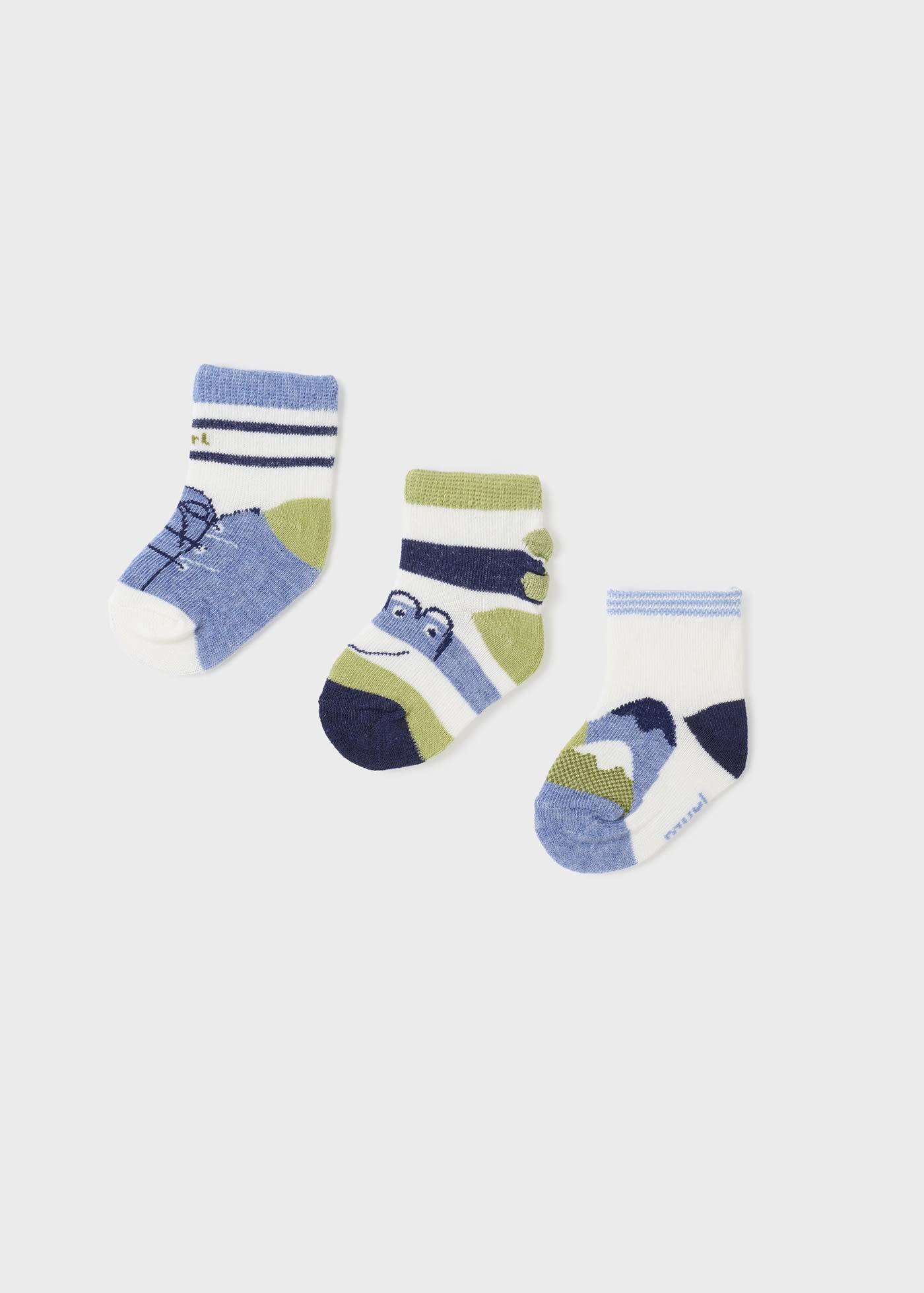Newborn 3 pack socks organic cotton