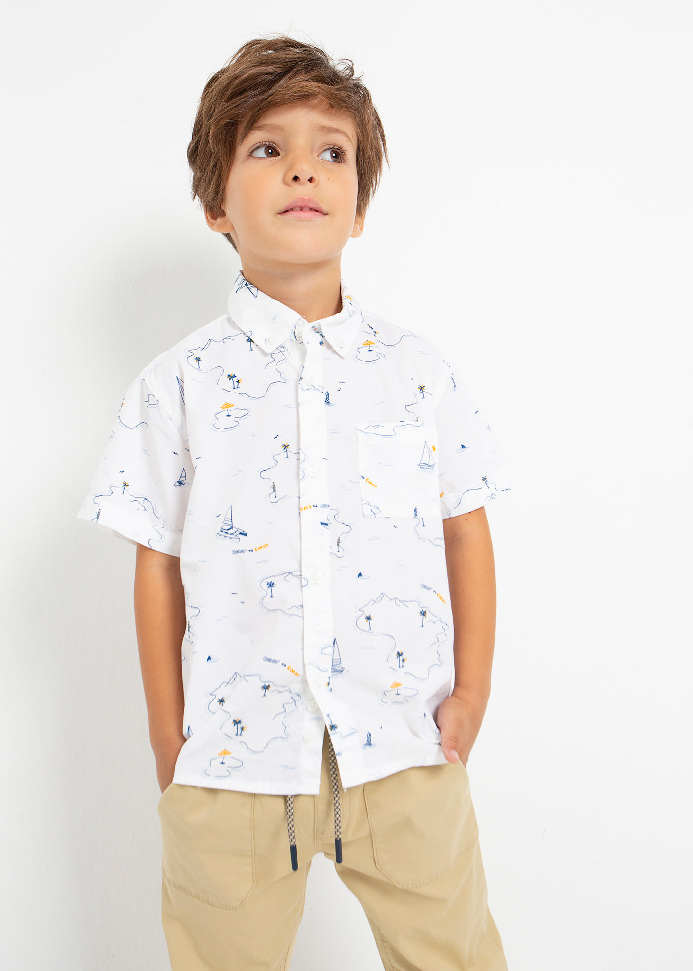 Camicia manica clearance corta bambino