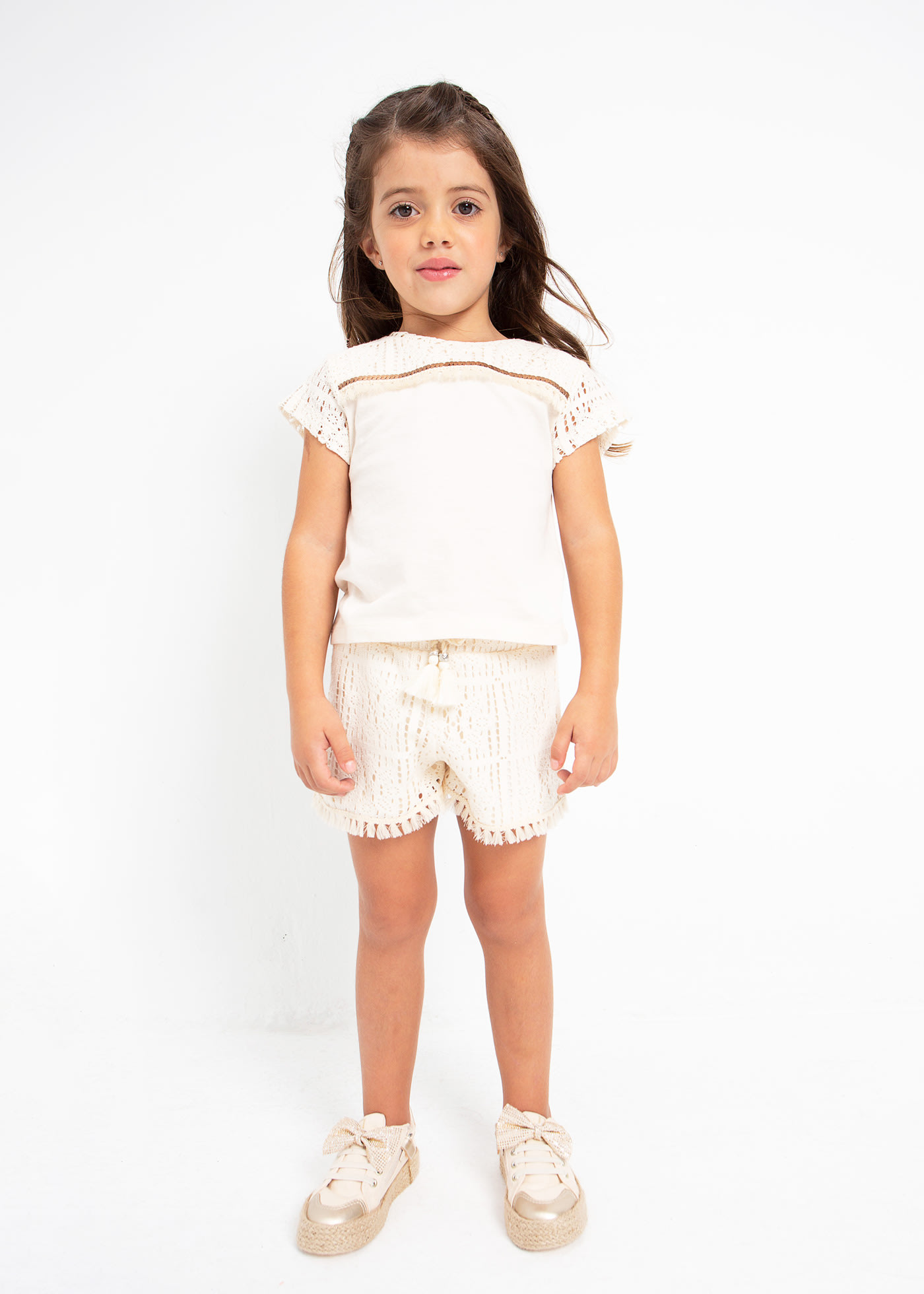 Girls hotsell crochet shorts