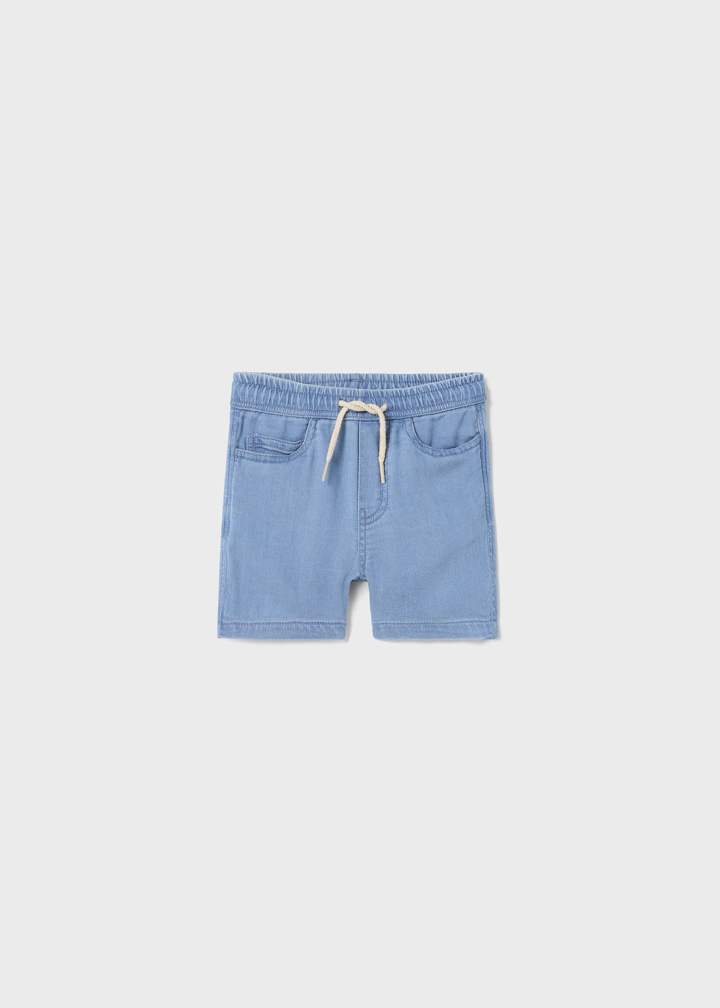 Baby Shorts Blue Cotton Denim